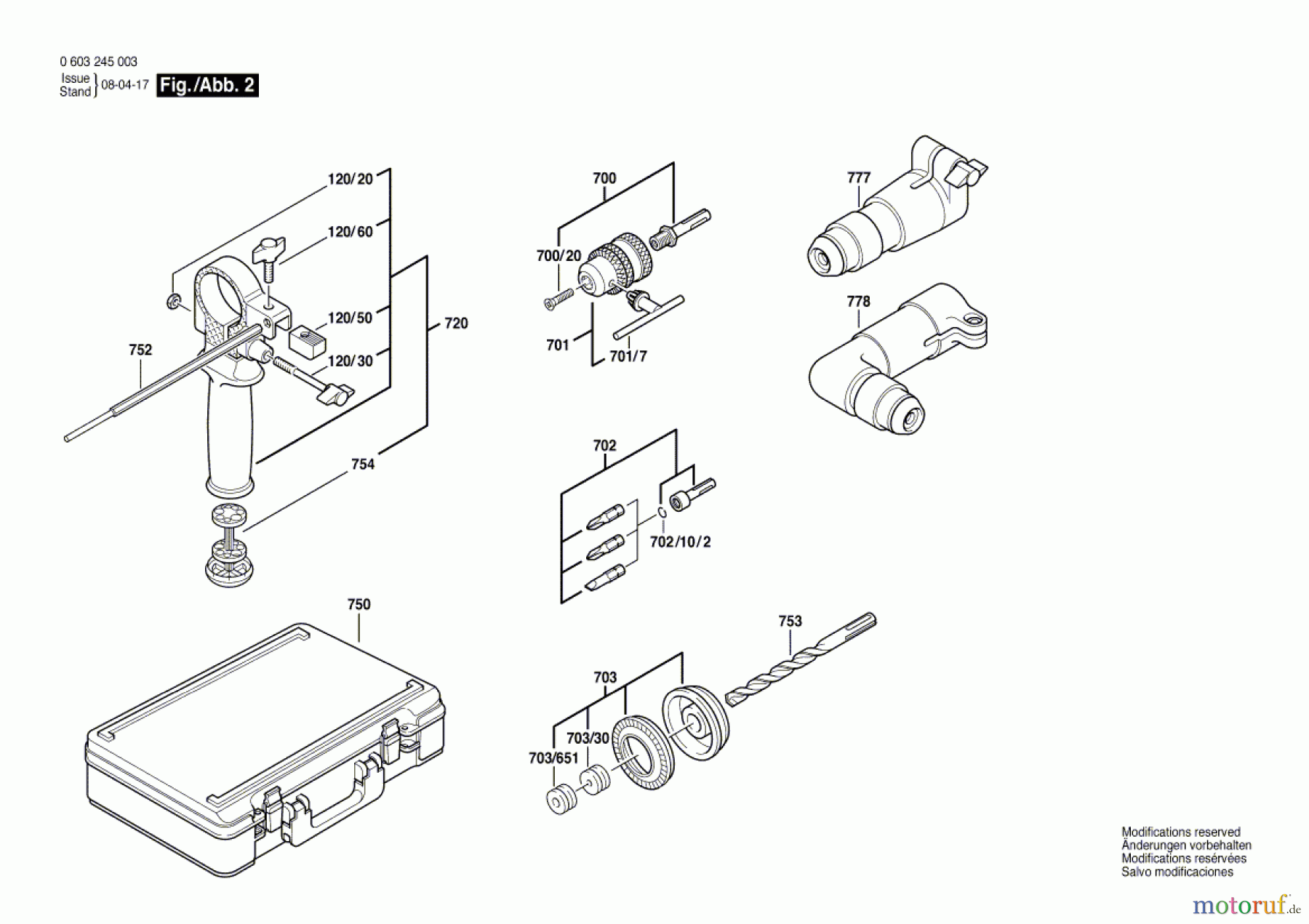  Bosch Werkzeug Bohrhammer PBH 16-2 Seite 2