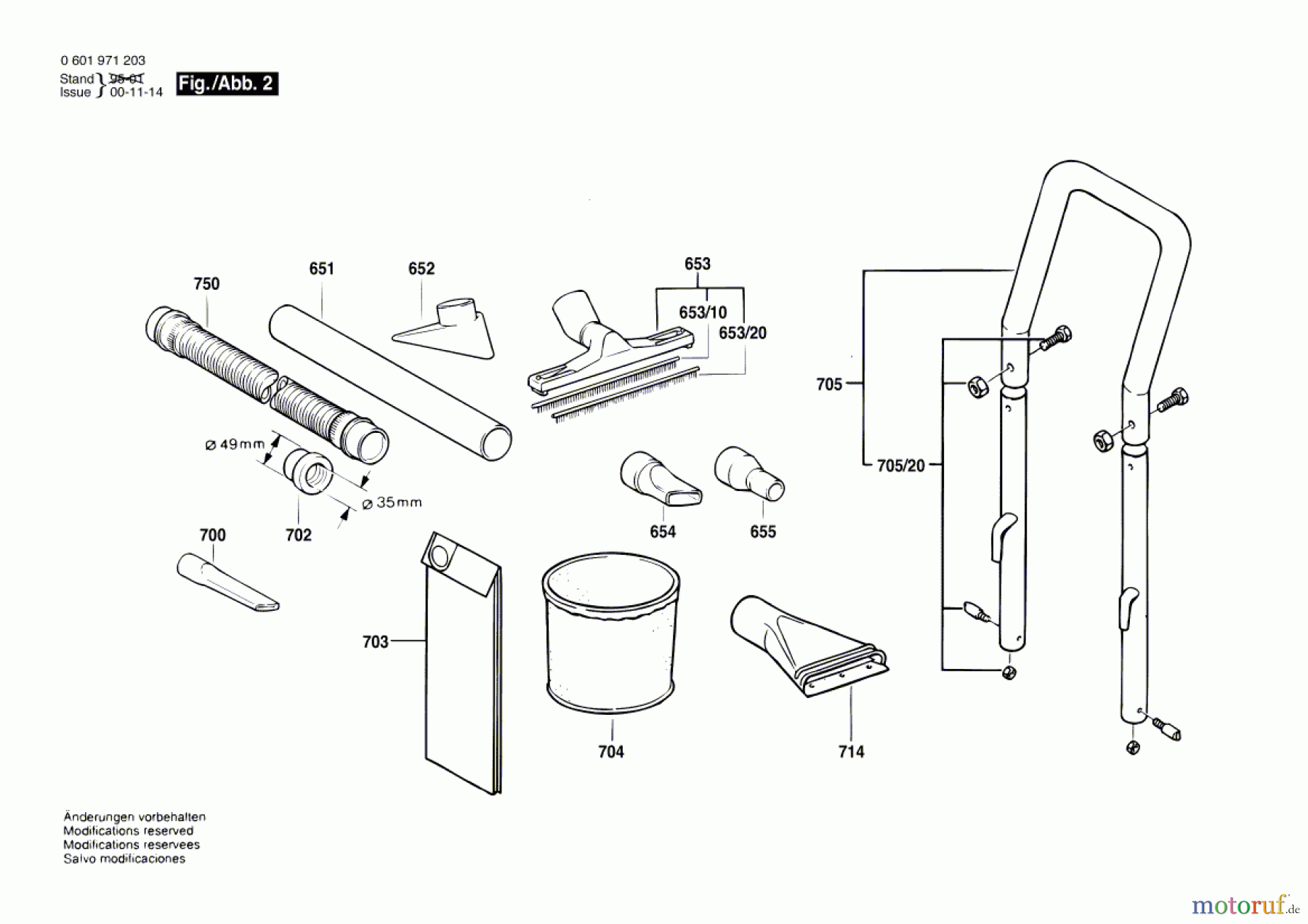  Bosch Werkzeug Allzwecksauger PAS 1000 F Seite 2