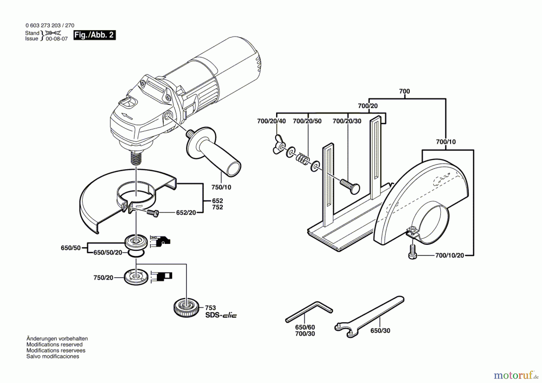  Bosch Werkzeug Winkelschleifer PWS 710 Seite 2