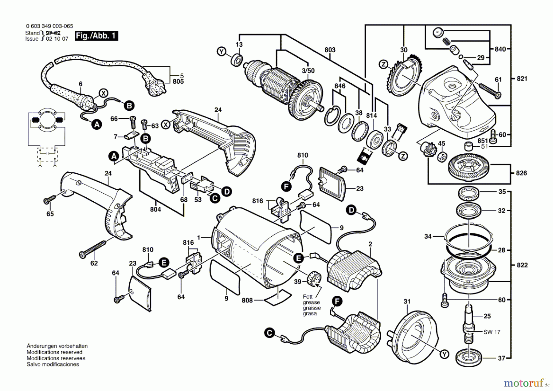  Bosch Werkzeug Winkelschleifer PWS 20-230 Seite 1