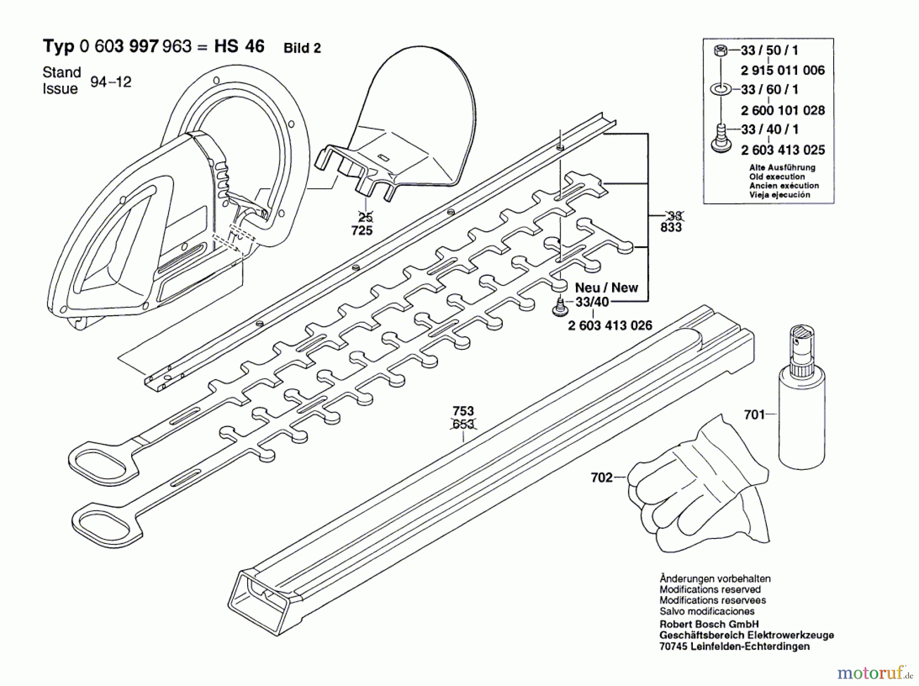  Bosch Gartengeräte Heckenschere HS 46 Seite 2