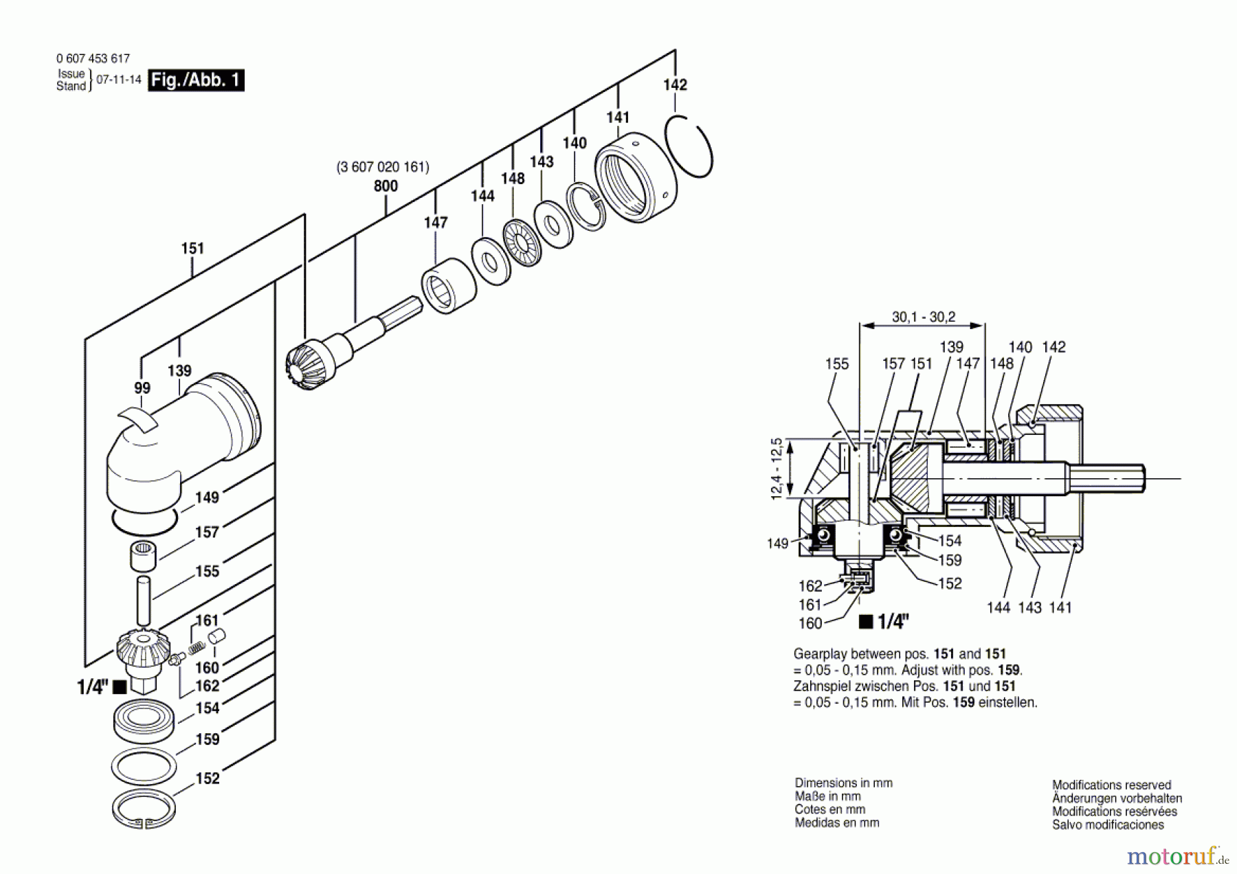  Bosch Werkzeug Winkelschraubkopf 180 WATT-SERIE Seite 1