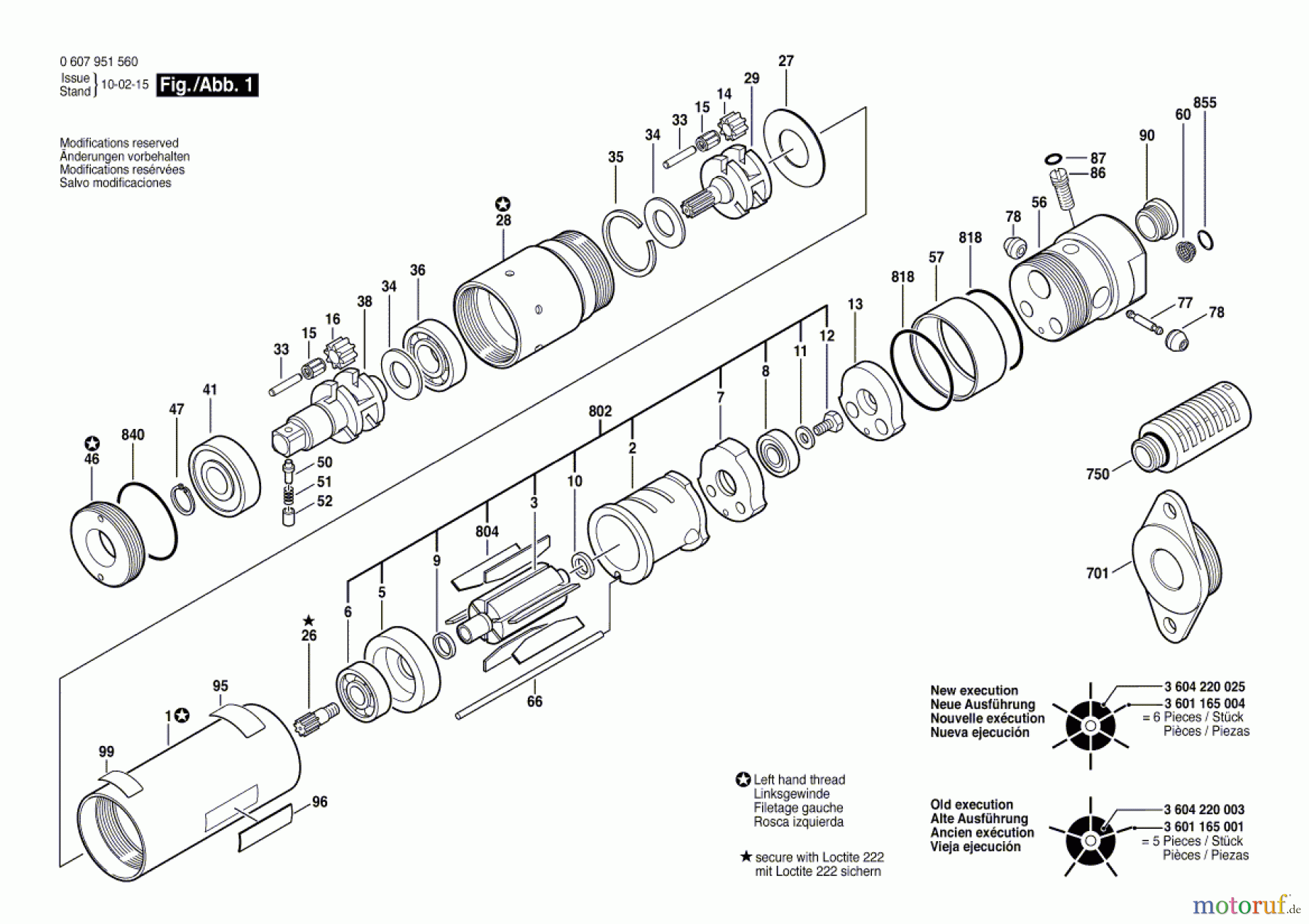  Bosch Werkzeug Einbaumotor 370 WATT-SERIE Seite 1