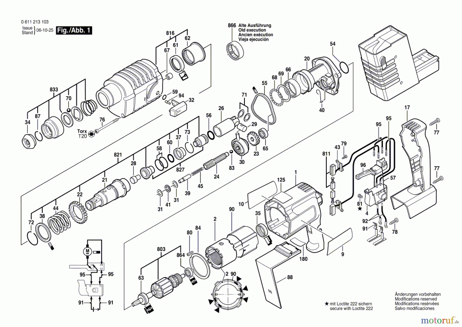  Bosch Akku Werkzeug Gw-Akku-Bohrhammer GBH 24 VR Seite 1