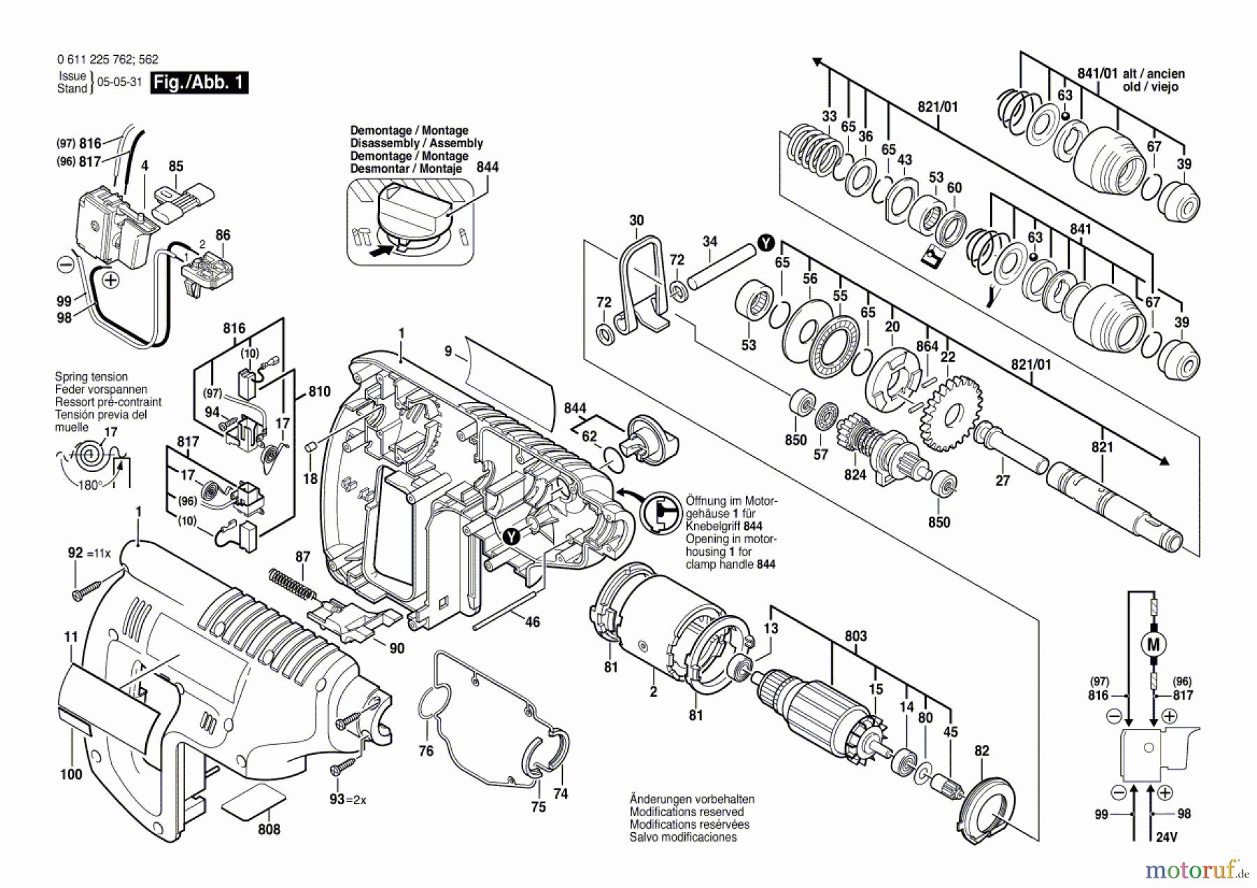  Bosch Akku Werkzeug Gw-Akku-Bohrhammer BHE 24 VRE Seite 1