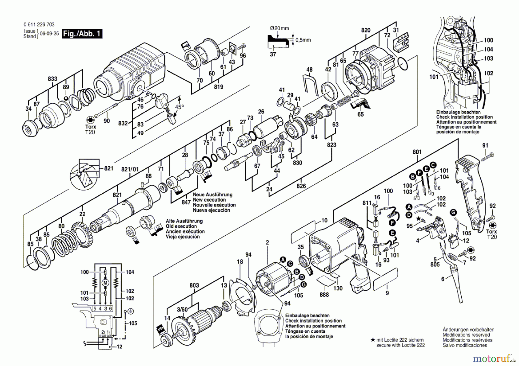  Bosch Werkzeug Gw-Bohrhammer GBH 2 SR Seite 1