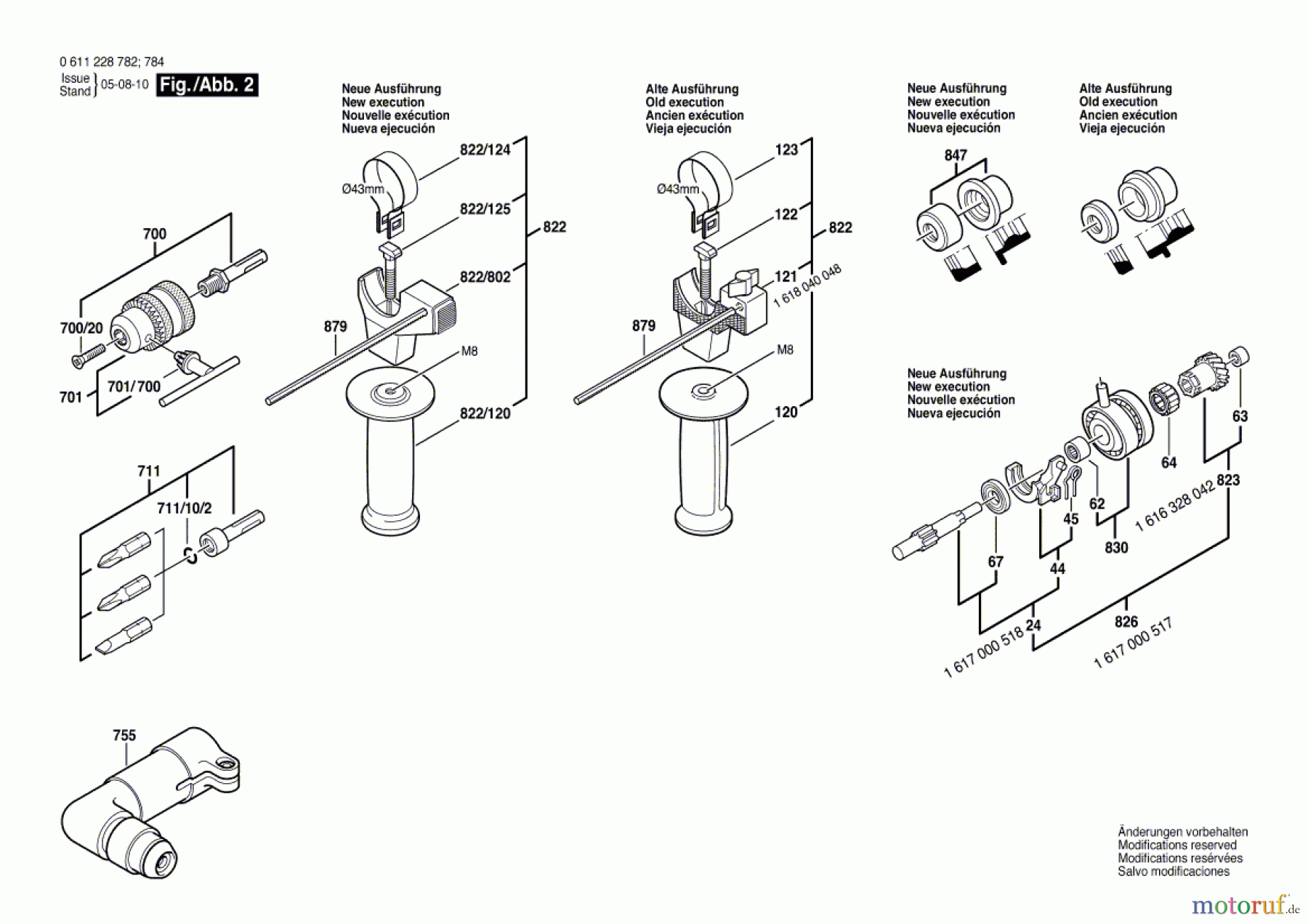  Bosch Werkzeug Bohrhammer BBH 2-24 DSR Seite 2