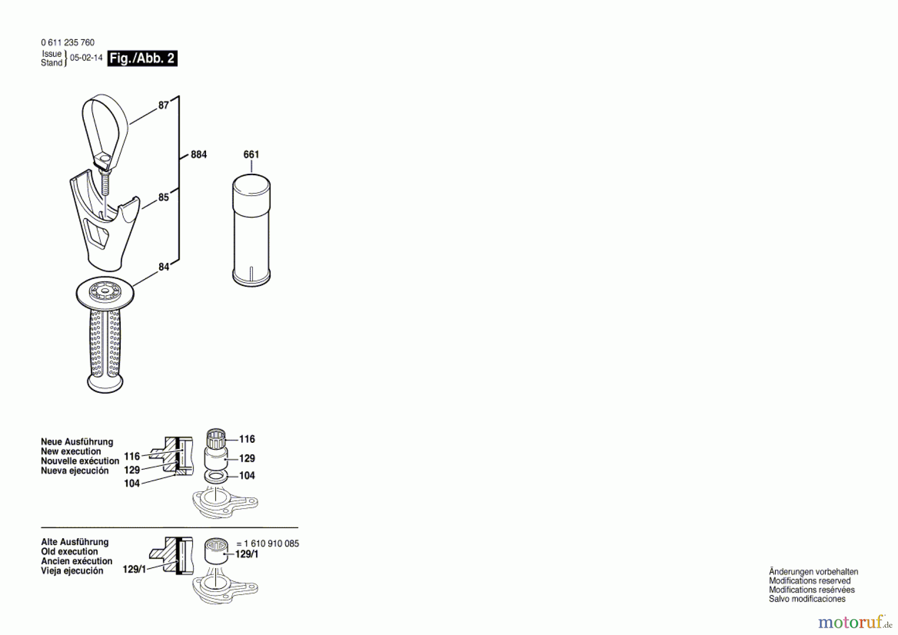  Bosch Werkzeug Bohrhammer BMH 45-SE Seite 2