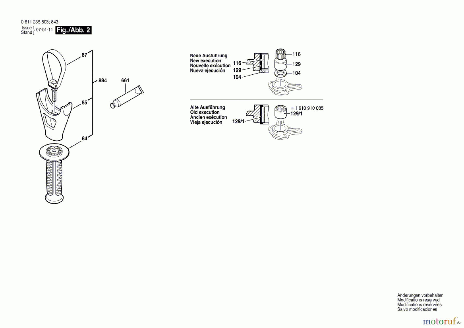  Bosch Werkzeug Bohrhammer GBH 7-45 DE Seite 2