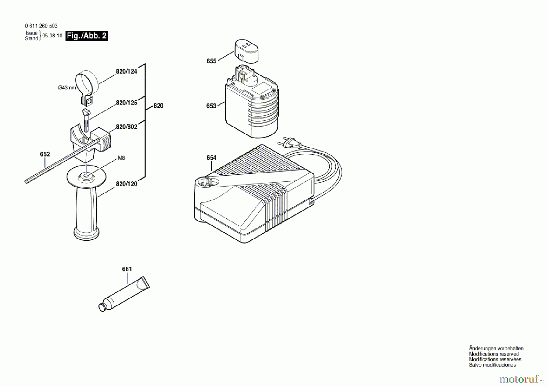  Bosch Akku Werkzeug Gw-Akku-Bohrhammer GBH 24 VRE Seite 2