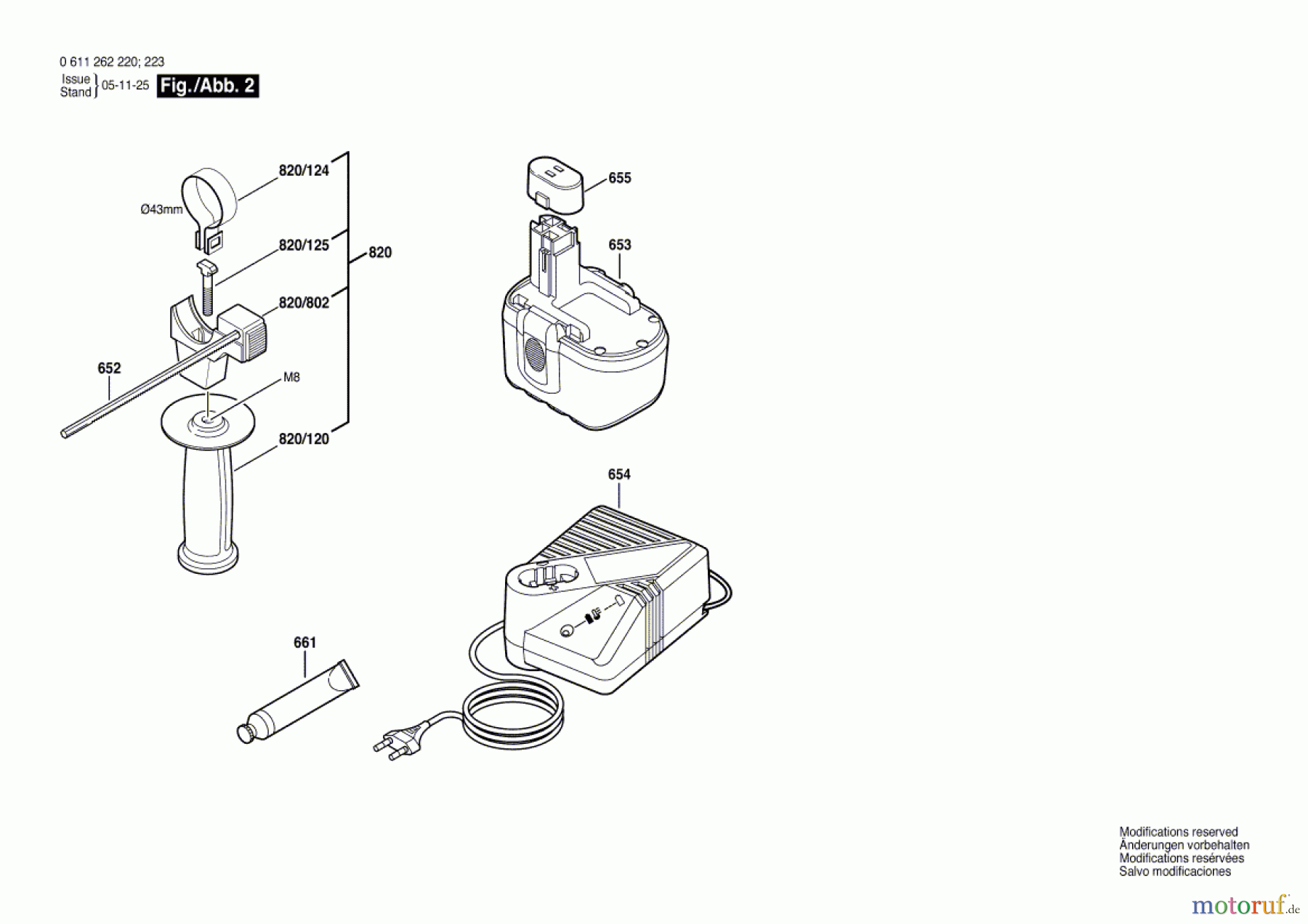  Bosch Akku Werkzeug Gw-Akku-Bohrhammer GBH 24 VF Seite 2