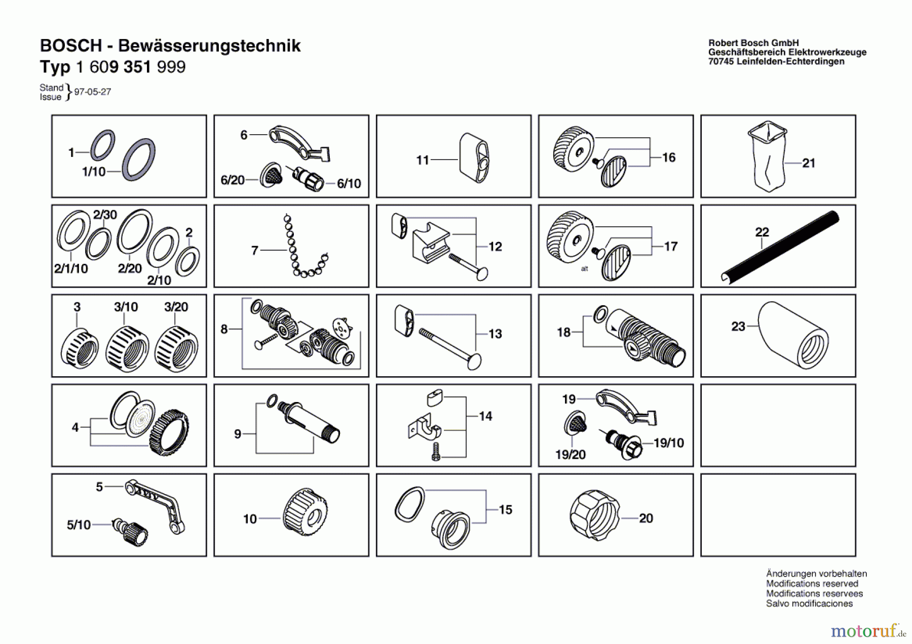  Bosch Werkzeug Verschlussschraube ---- Seite 1