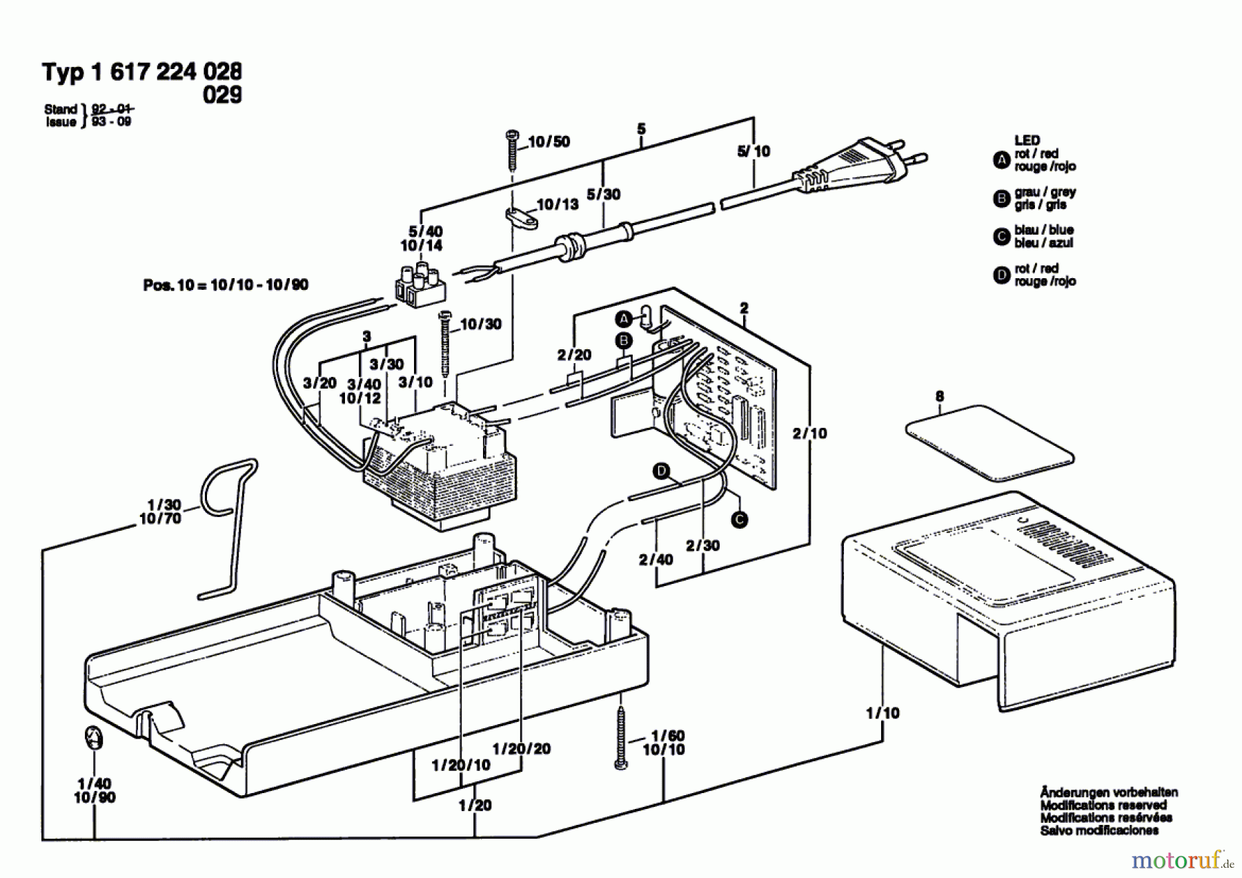  Bosch Werkzeug Batterie-Ladegerät ---- Seite 1