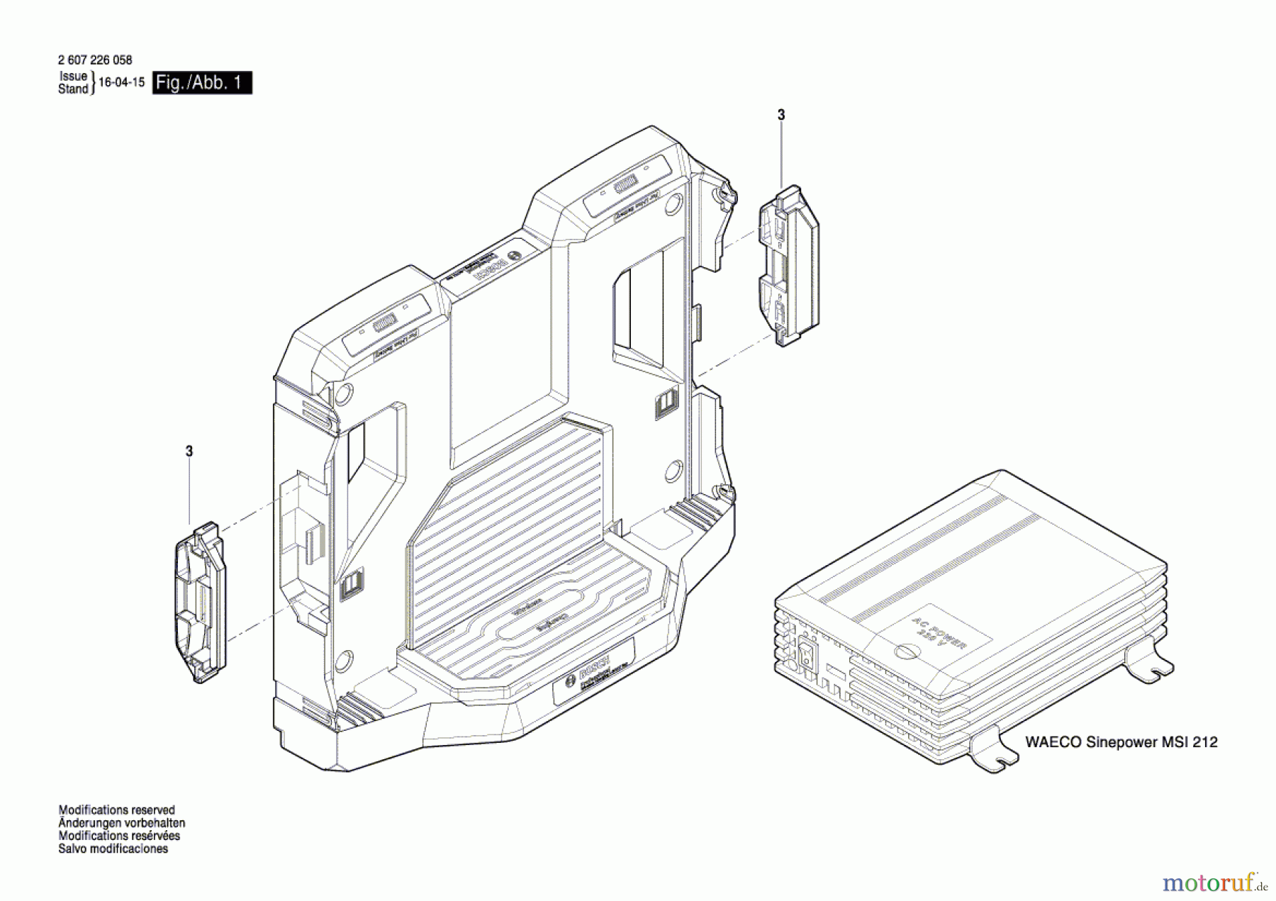  Bosch Werkzeug Ladestation Wireless Charging L-BOXX Bay Seite 1