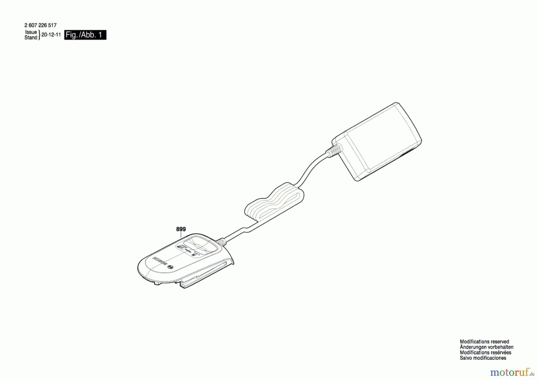  Bosch Werkzeug Schnell-Lader Ladegerät AL 18V-20 Seite 1
