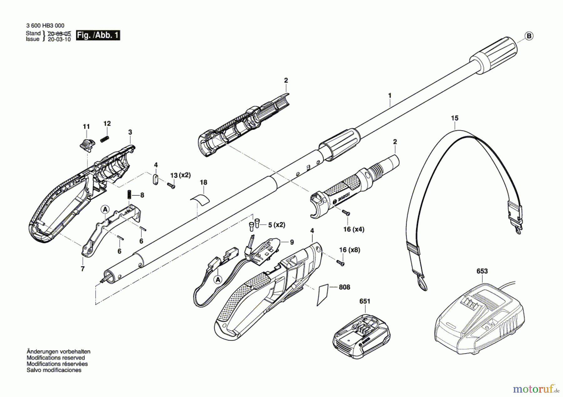  Bosch Gartengeräte Heckenschneider UniversalHedgePole 18 Seite 1