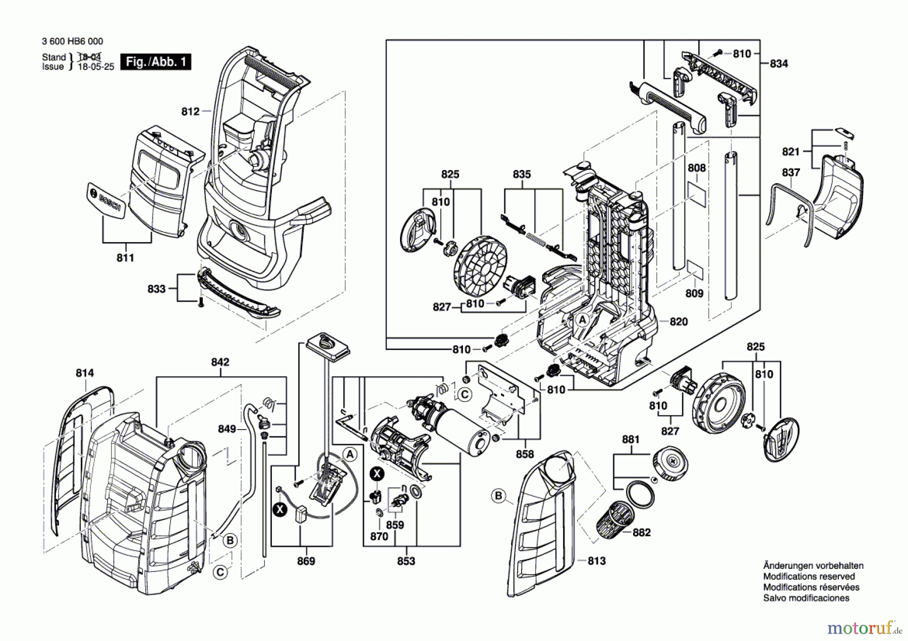  Bosch Akku Werkzeug Akku Druckreiniger Fontus Seite 1