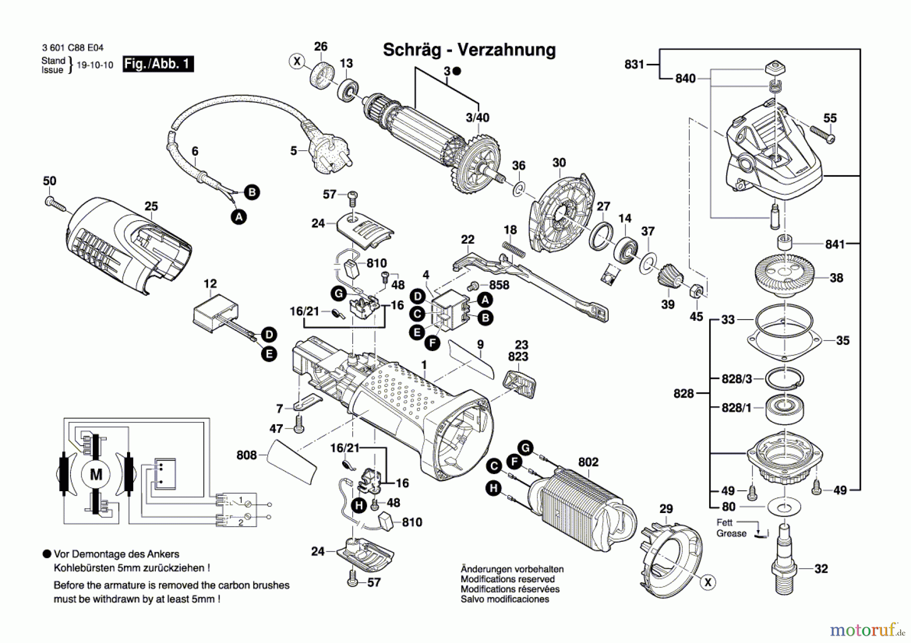  Bosch Werkzeug Winkelschleifer WKS 7-125 Seite 1