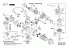 Bosch Winkelschleifer EWS 7-125-E BASIC Ersatzteile Seite 1