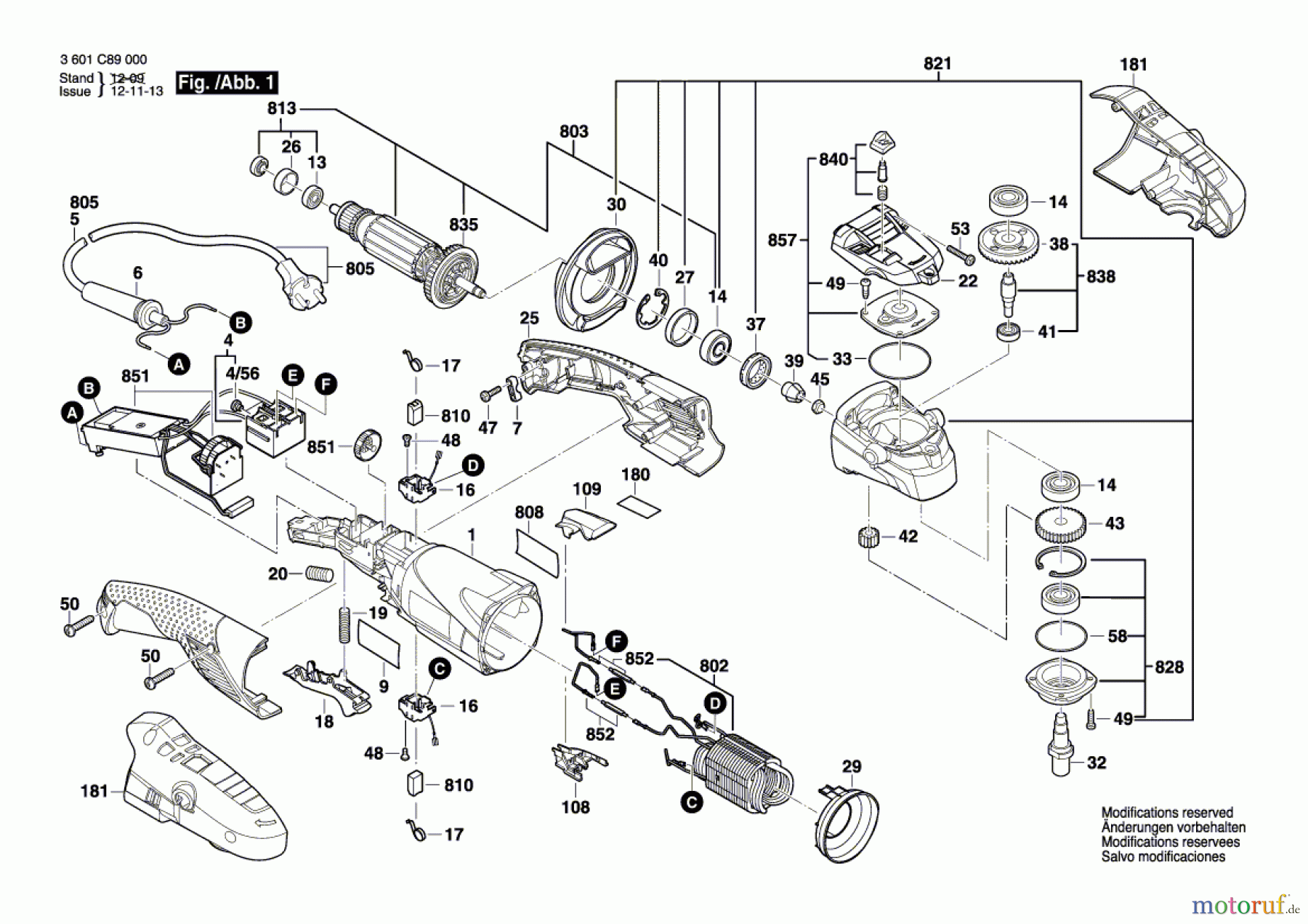  Bosch Werkzeug Winkelpolierer GPO 14 CE Seite 1