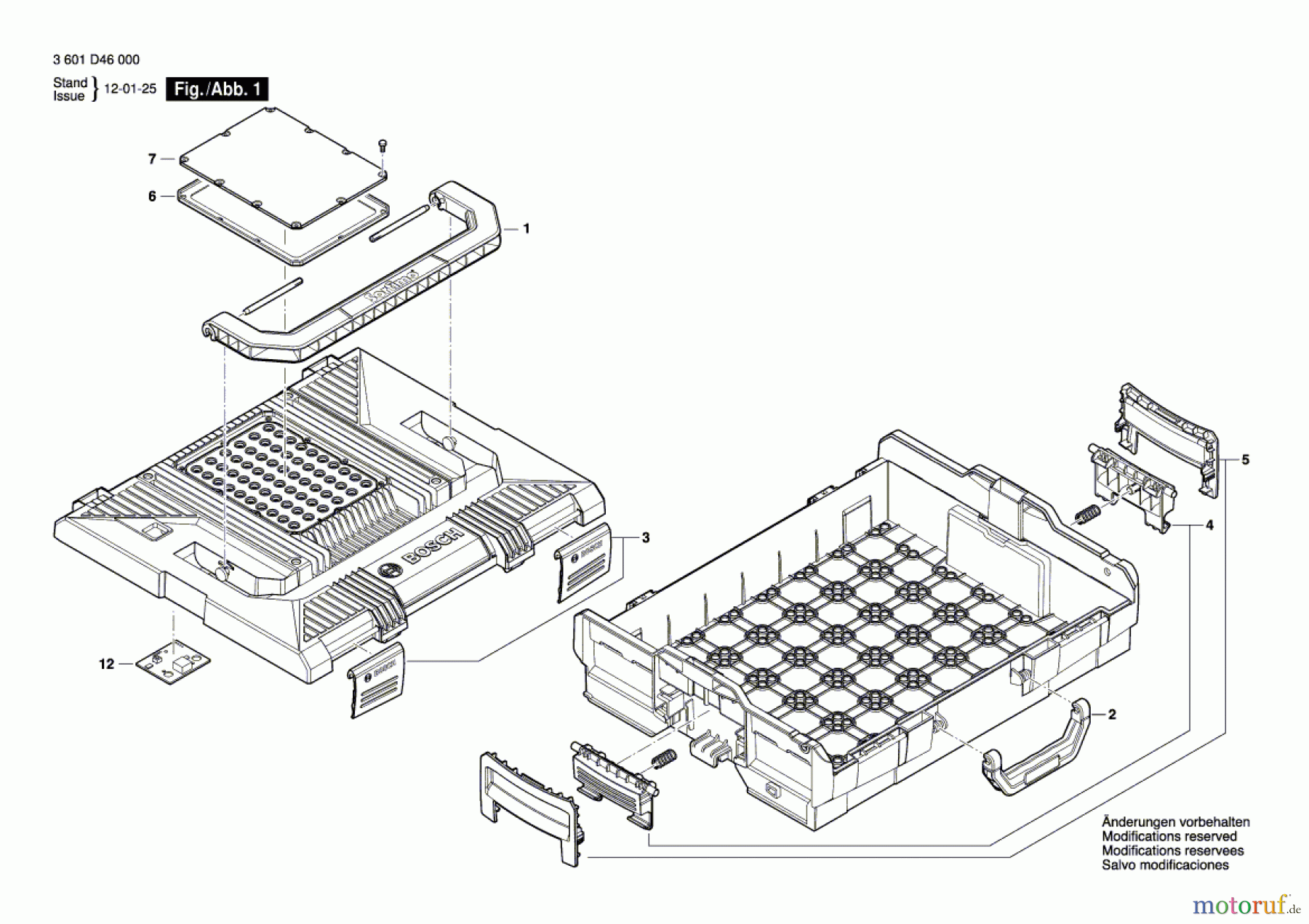  Bosch Werkzeug Lampenkasten GLI PortaLED Seite 1