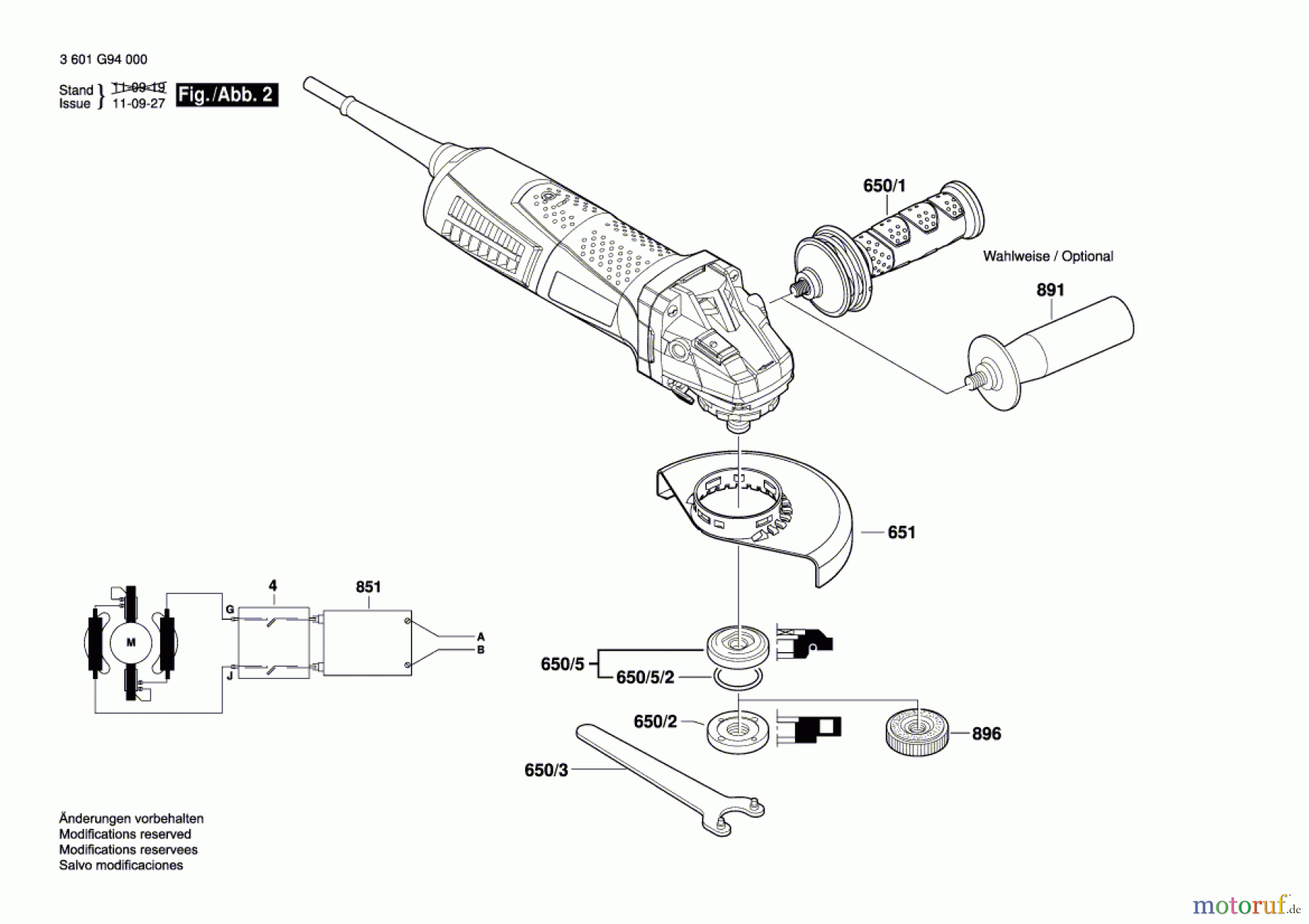  Bosch Werkzeug Winkelschleifer GWS 12-125 CIE Seite 2