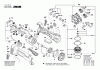 Bosch Akku-Winkelschleifer GWX 18V-10 PC Ersatzteile Seite 1