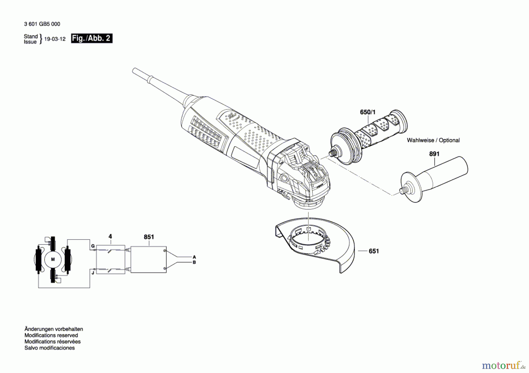  Bosch Werkzeug Winkelschleifer GWX 13-125 Seite 2