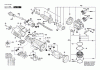 Bosch Winkelschleifer GWX 17-125 S Ersatzteile Seite 1