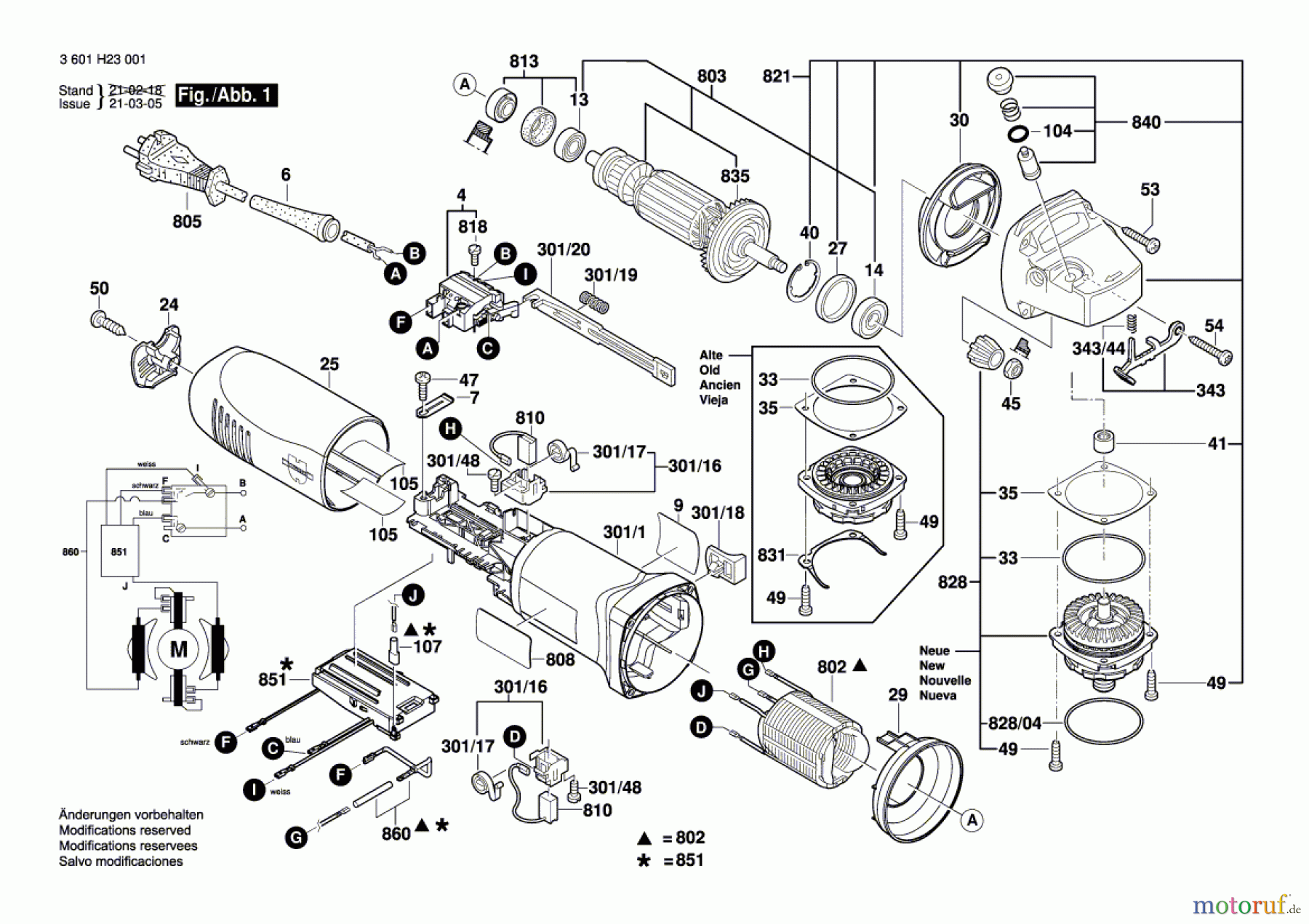  Bosch Werkzeug Winkelschleifer EWS 125-ES Seite 1