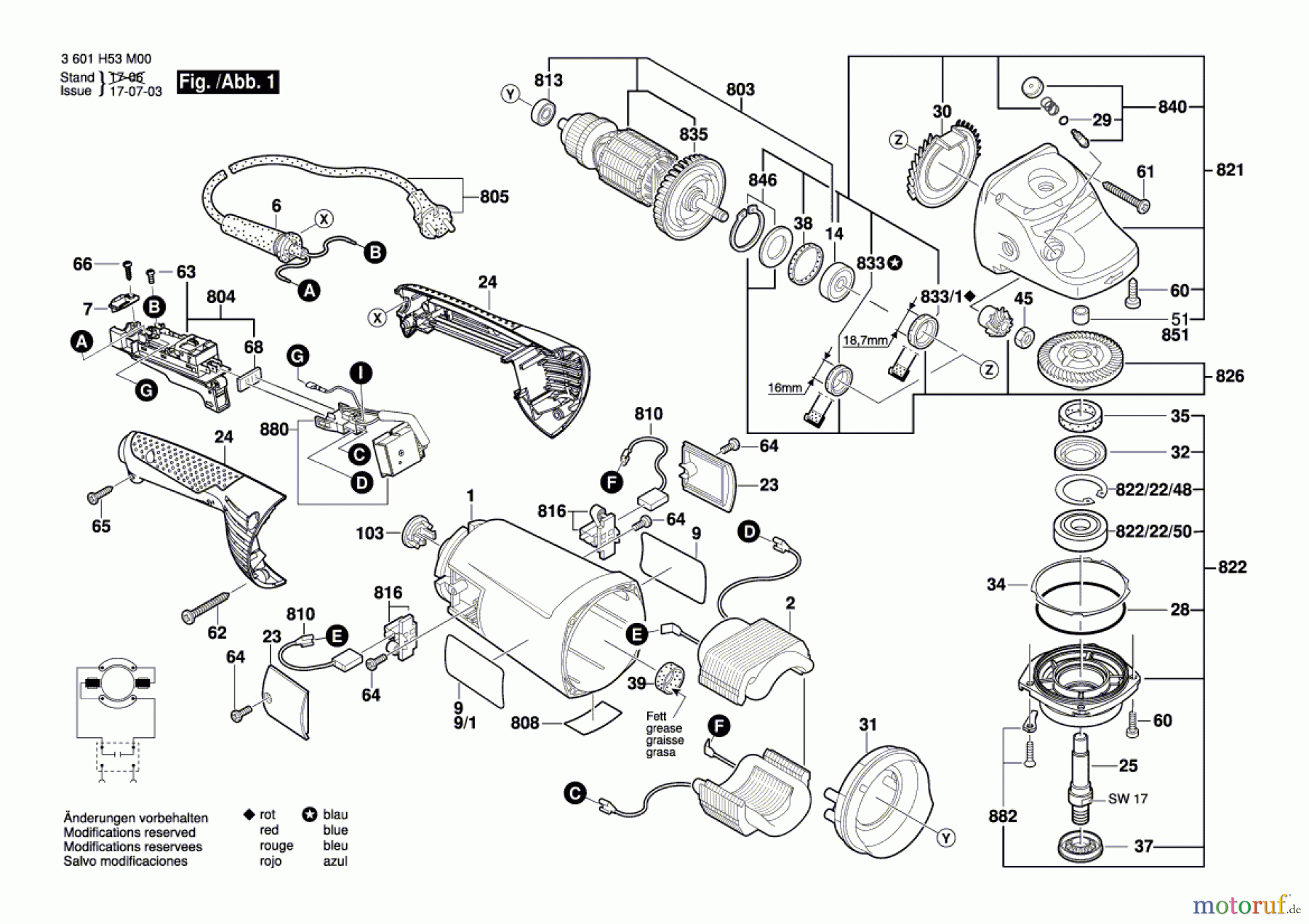  Bosch Werkzeug Winkelschleifer GWS 24-180 JH Seite 1