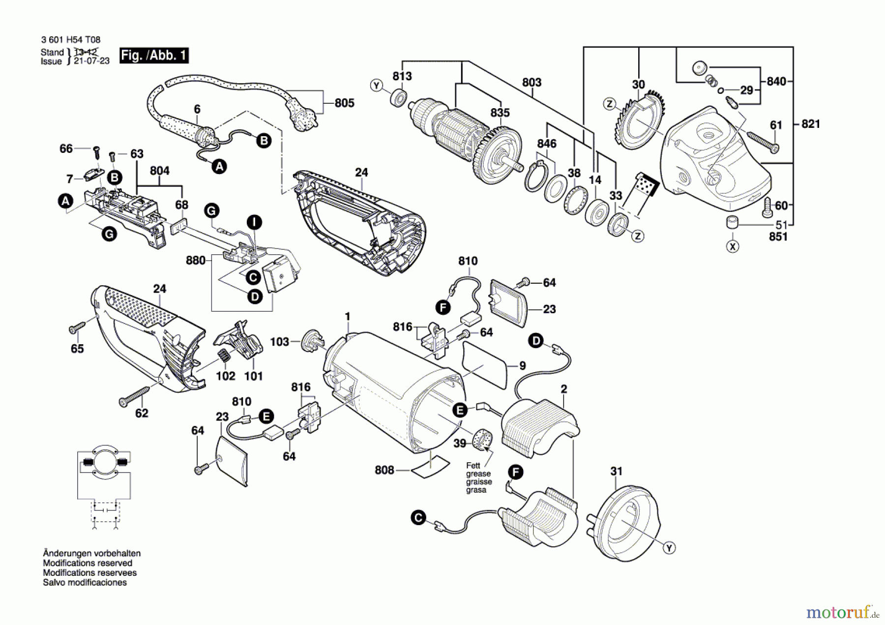  Bosch Werkzeug Winkelschleifer WKS 230 E Seite 1