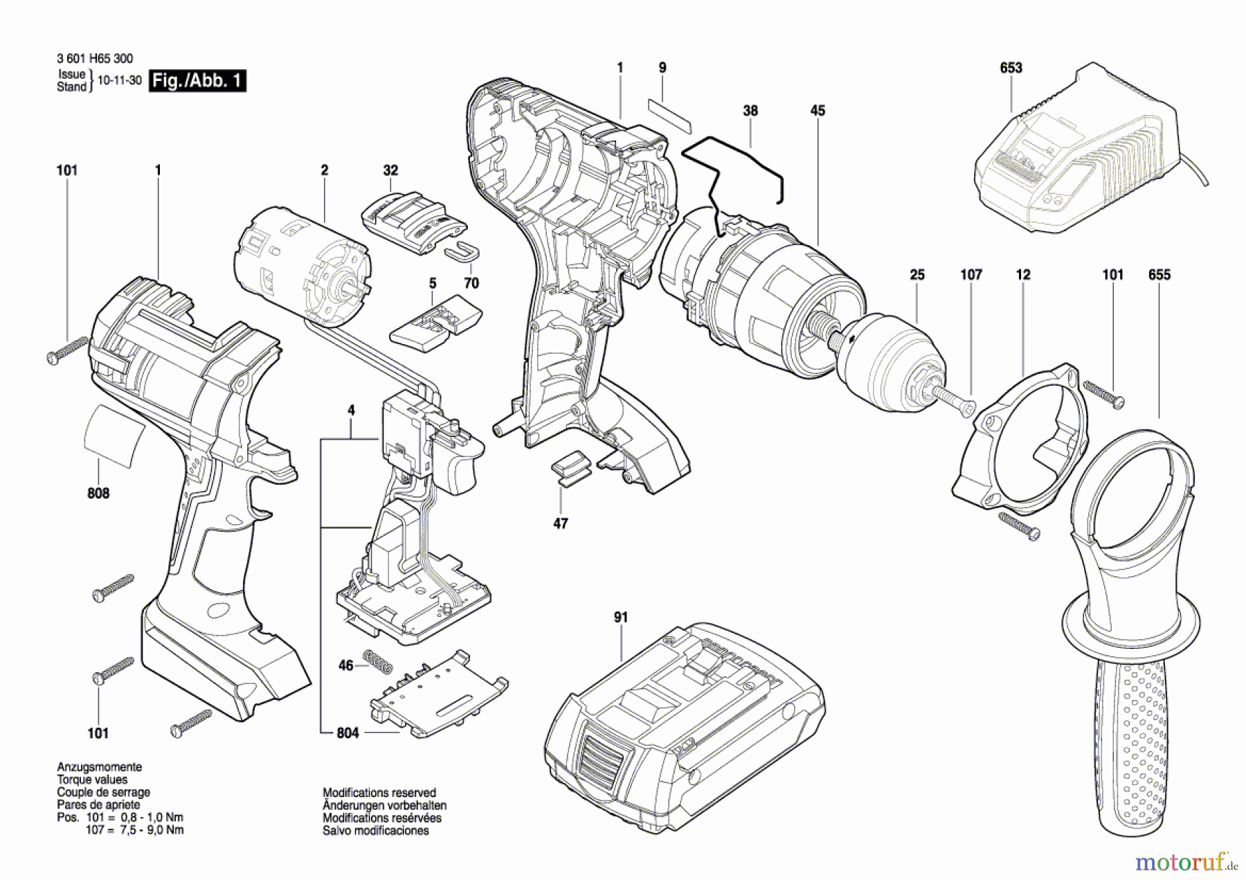  Bosch Akku Werkzeug Akku-Bohrschrauber GSR 18 VE-2-LI Seite 1