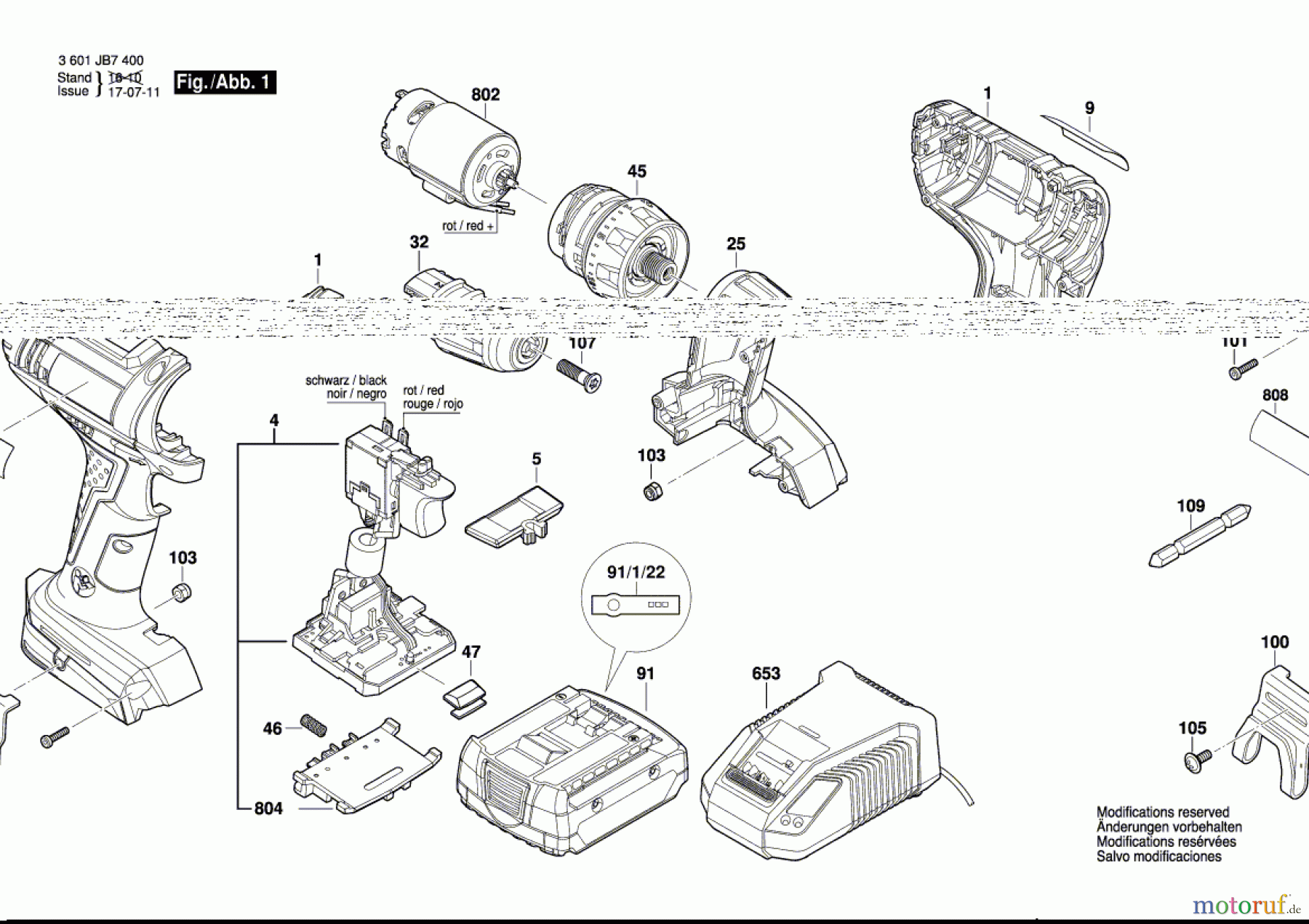  Bosch Akku Werkzeug Gw-Akku-Schrauber GSR 14,4-2-LI Seite 1