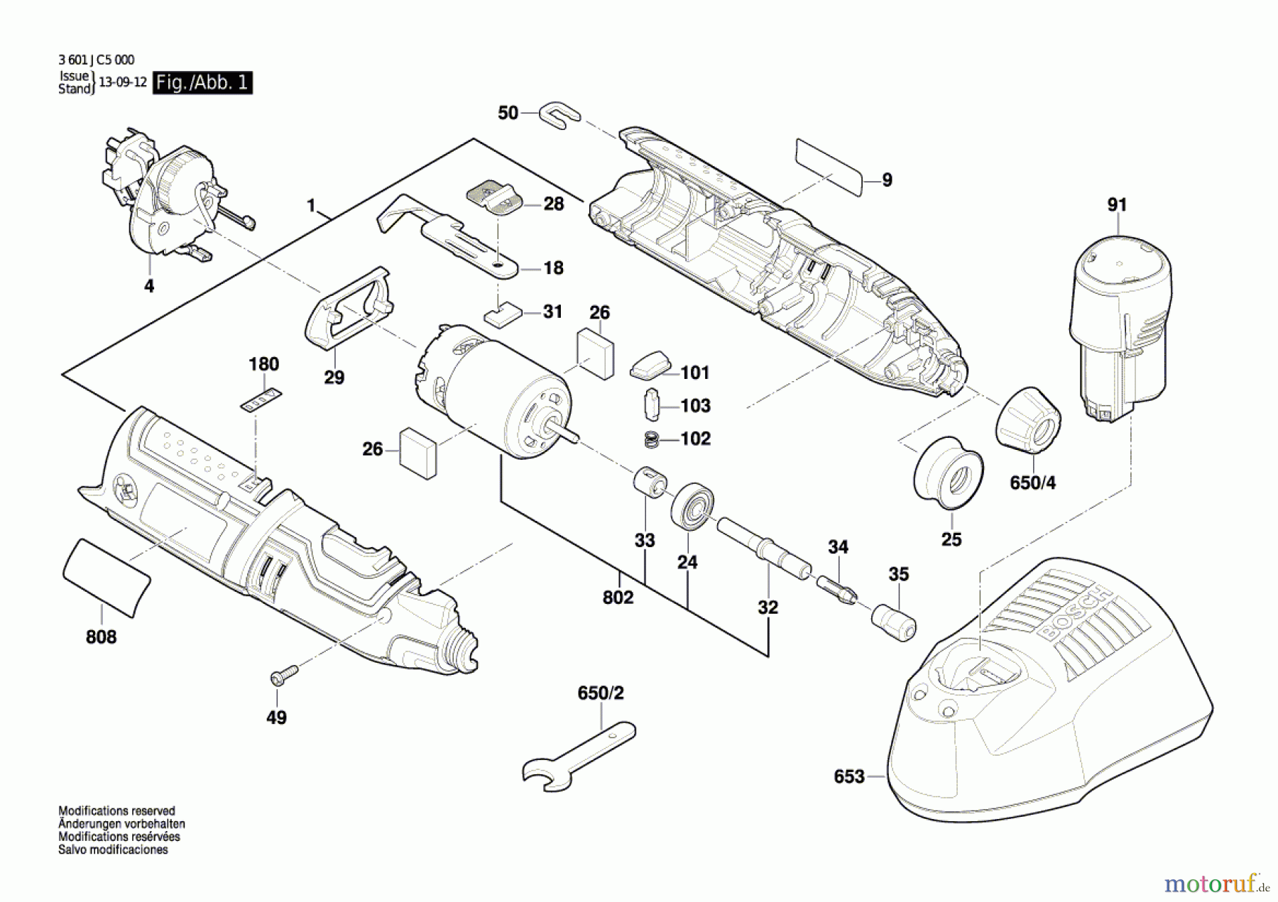  Bosch Werkzeug Drehwerkzeug GRO 10,8 V-LI Seite 1