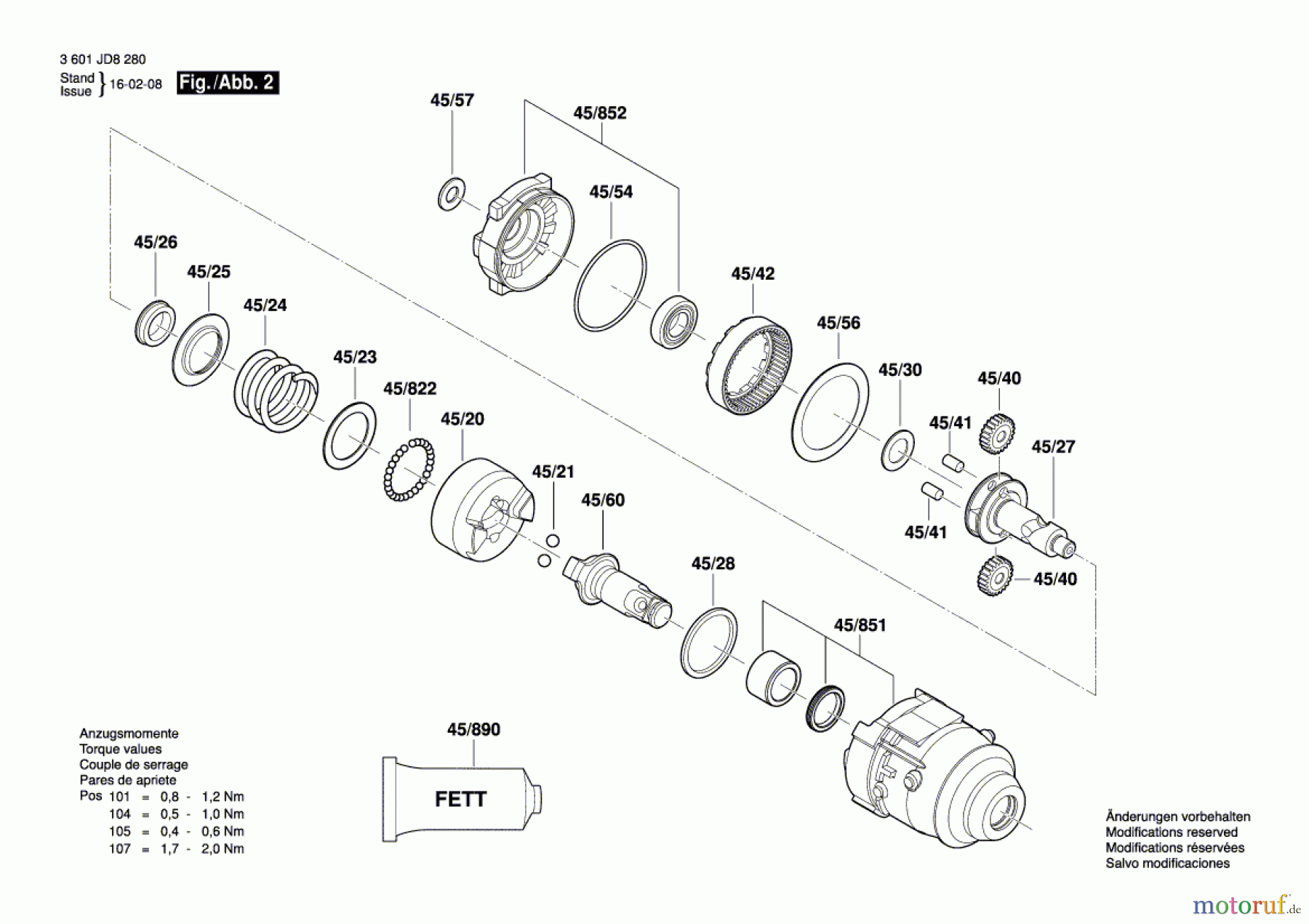  Bosch Werkzeug Schlagschrauber GDS18V-EC 300 ABR Seite 2