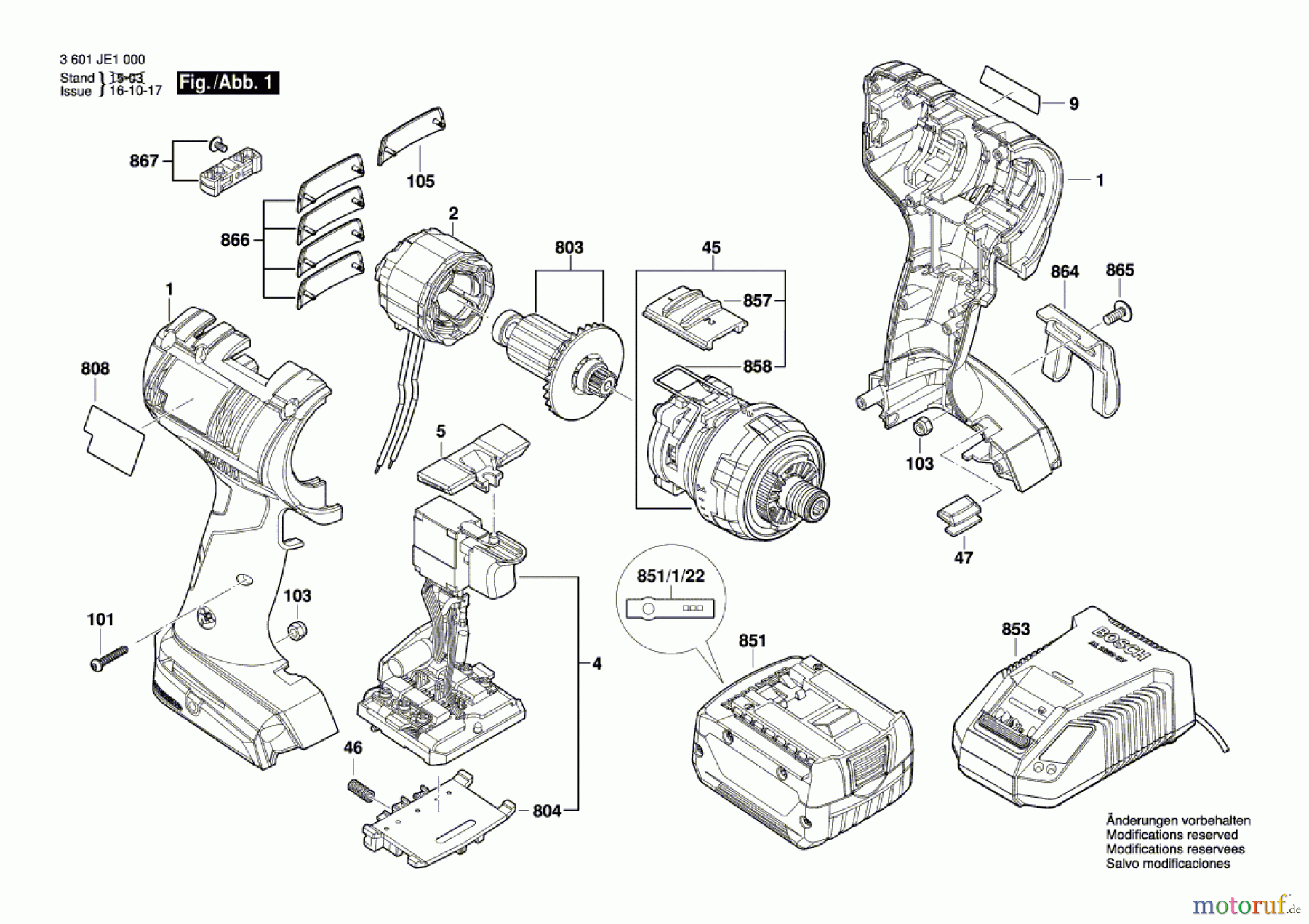  Bosch Akku Werkzeug Akku-Bohrschrauber GSR 14,4 V-EC FC2 Seite 1