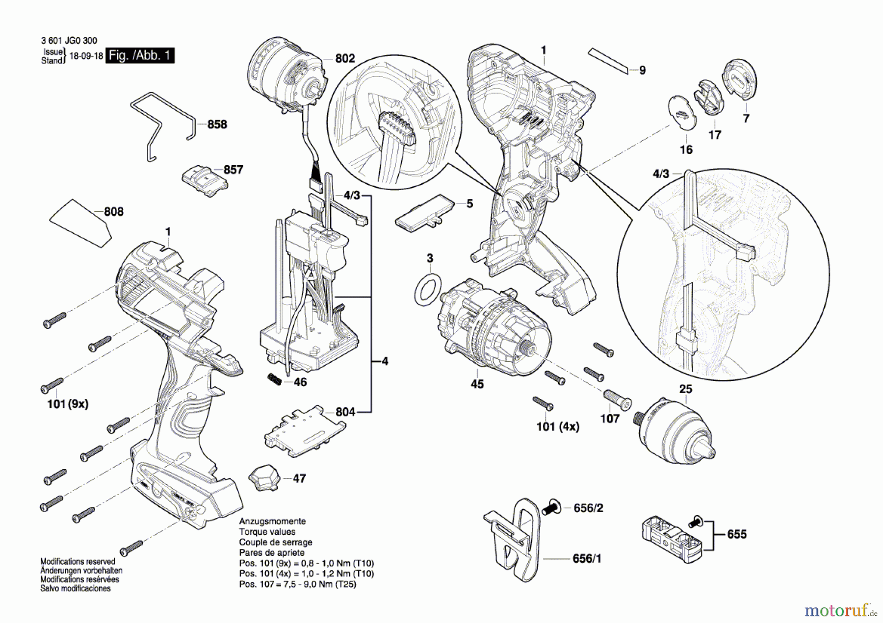  Bosch Akku Werkzeug Akku-Schlagbohrschrauber GSB 18V-85C Seite 1