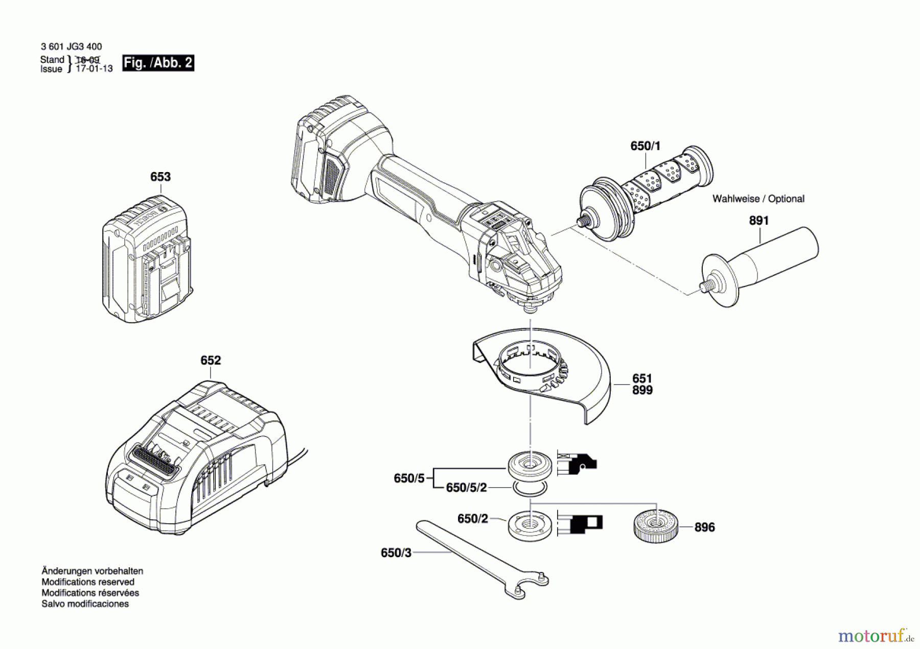  Bosch Akku Werkzeug Akku-Winkelschleifer GWS 18V-115 SC Seite 2