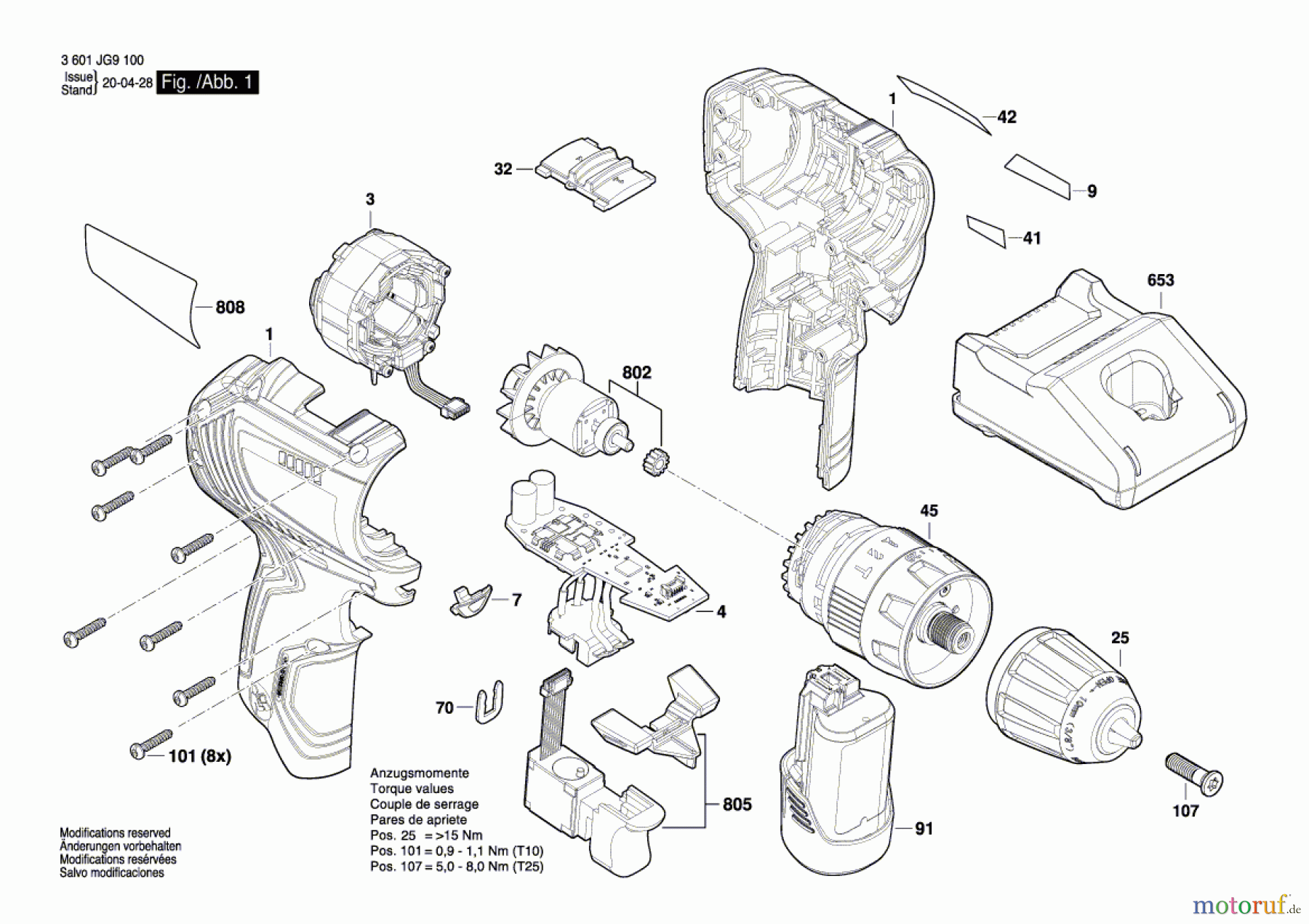  Bosch Akku Werkzeug Akku-Schlagbohrschrauber GSB 12V-30 Seite 1