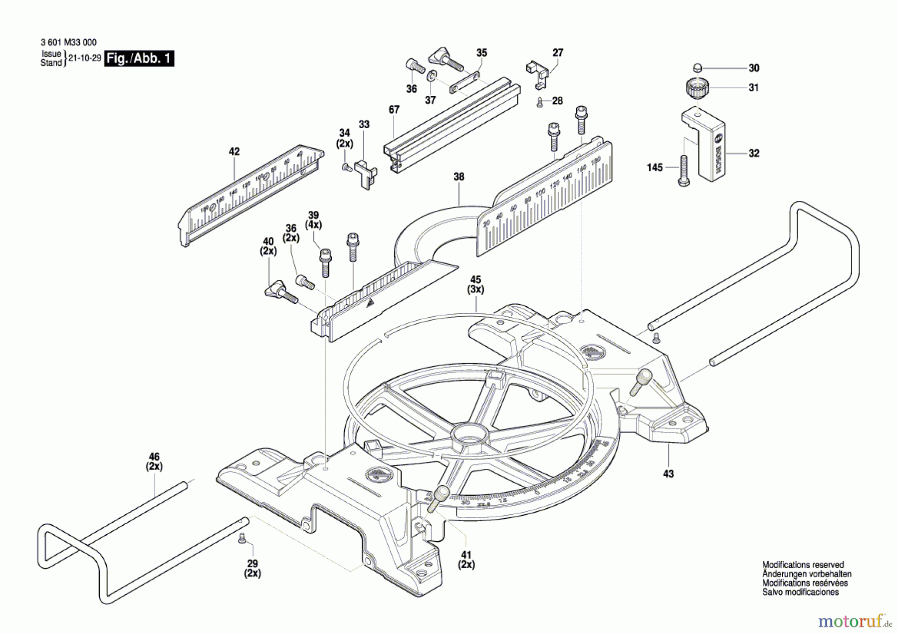  Bosch Werkzeug Kapp-/Gehrungssäge GCM 216 Seite 1