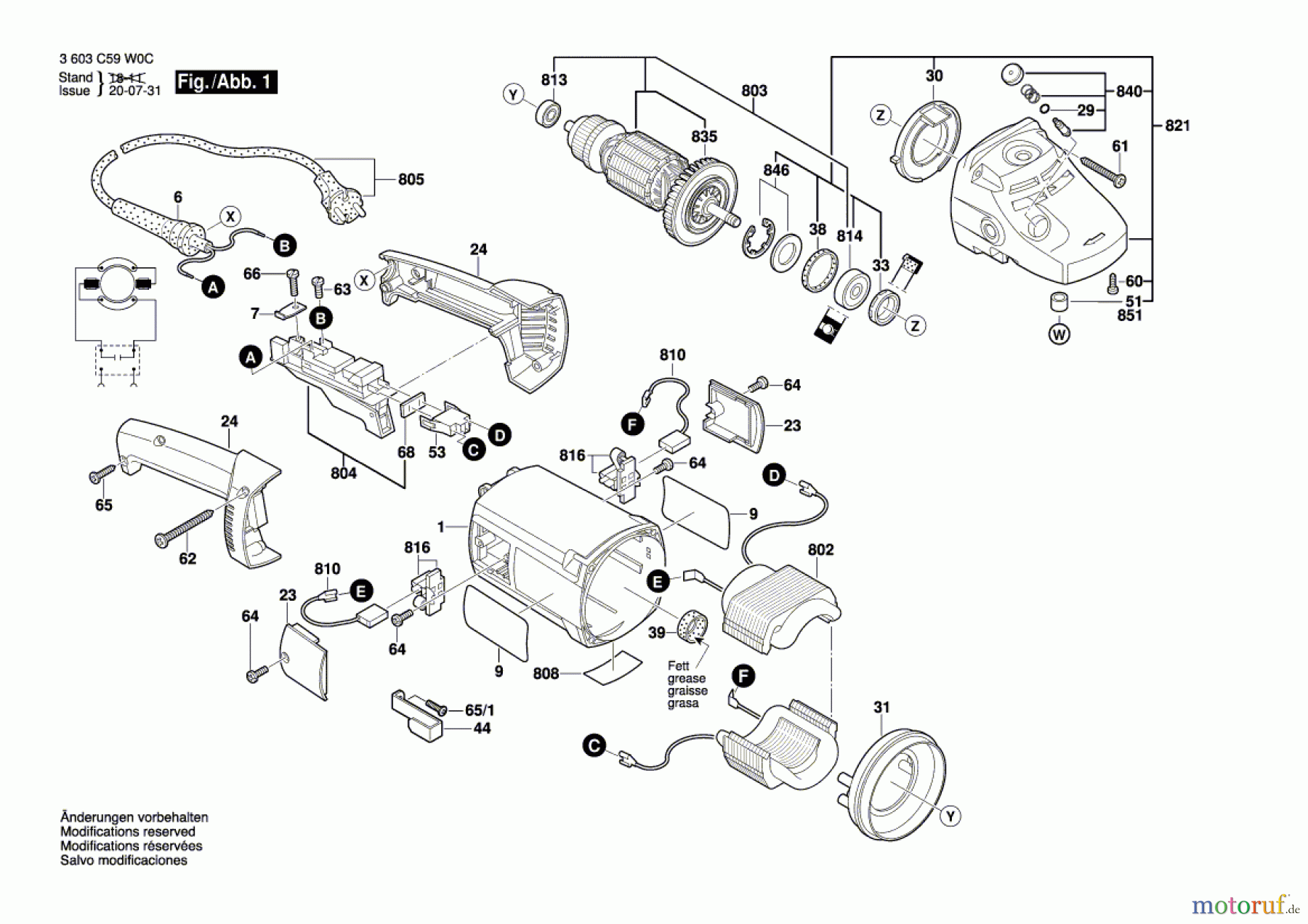  Bosch Werkzeug Winkelschleifer PWS 20-230 Seite 1