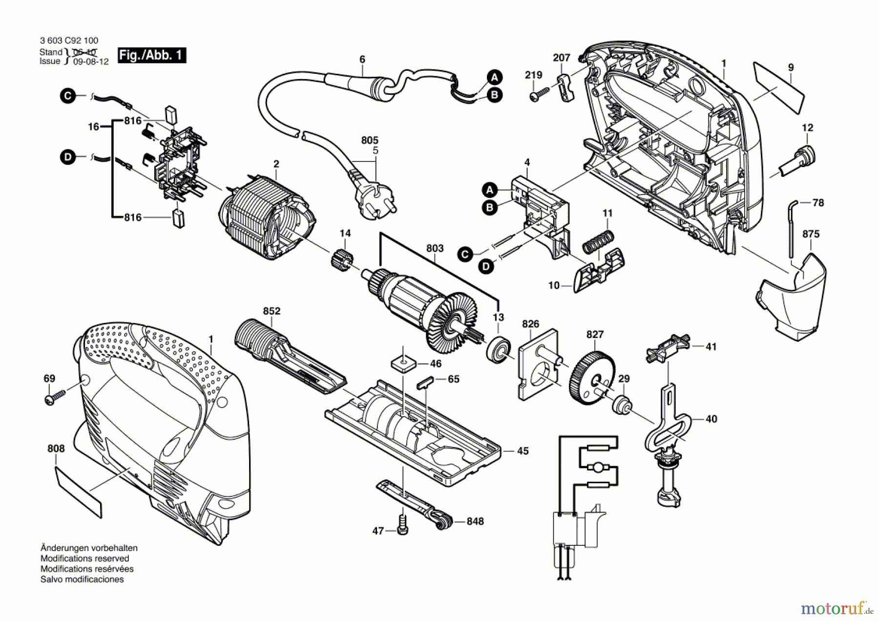  Bosch Werkzeug Stichsäge PST 680 E Seite 1