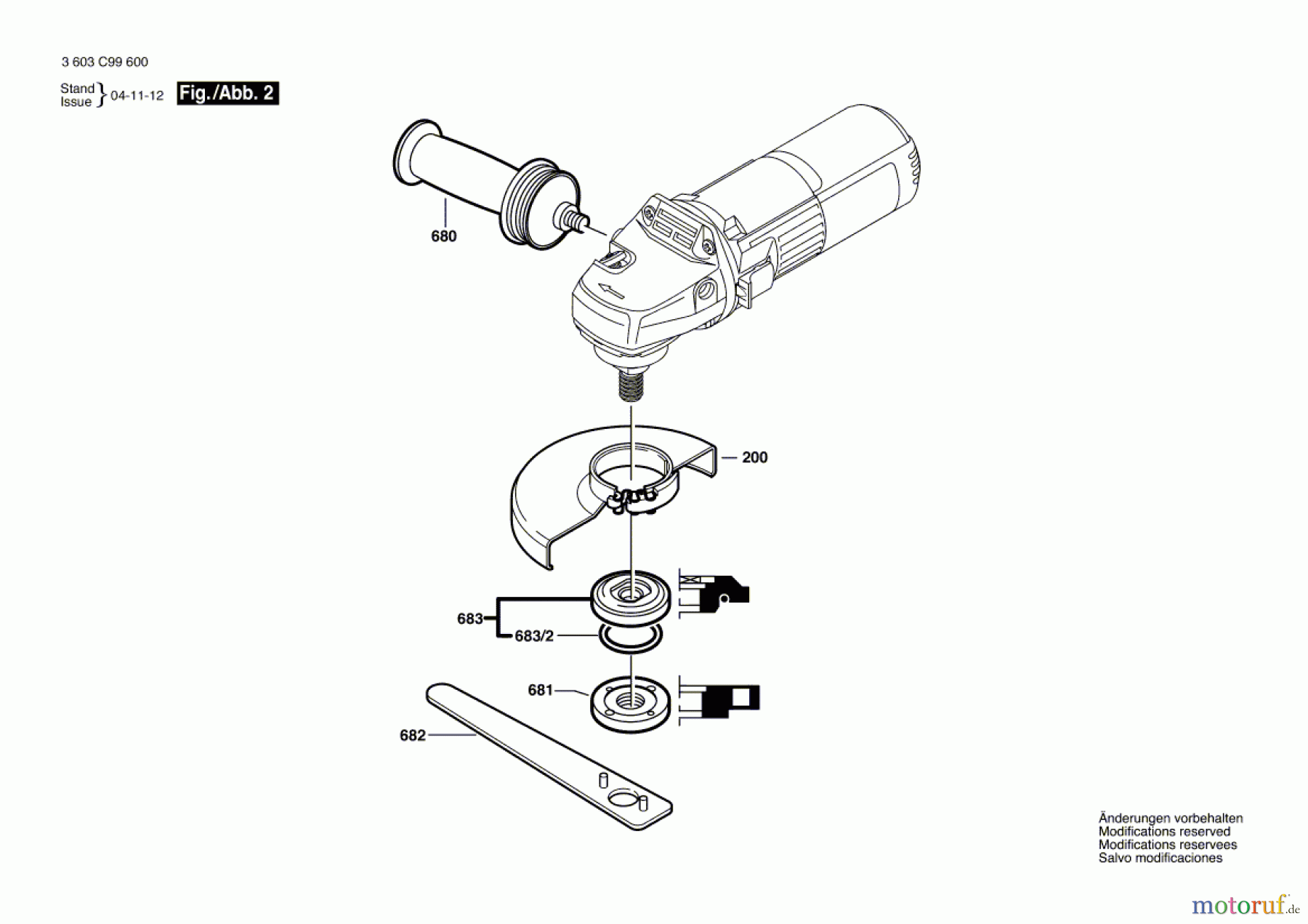  Bosch Werkzeug Winkelschleifer PWS 7-125 Seite 2