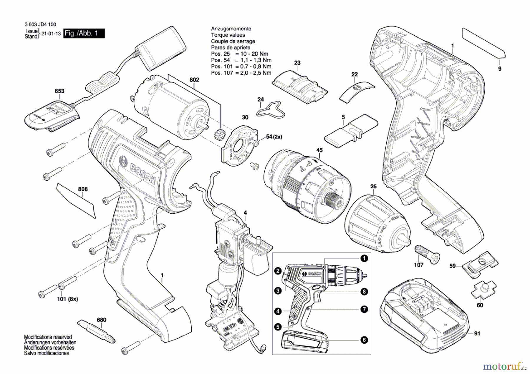  Bosch Akku Werkzeug Akku-Schlagbohrmaschine UniversalImpact 18V Seite 1