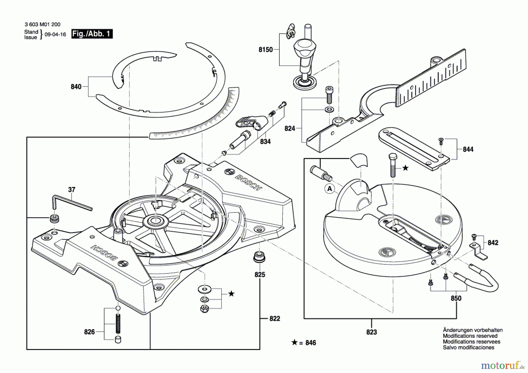  Bosch Werkzeug Kapp-/Gehrungssäge PCM 7 Seite 1