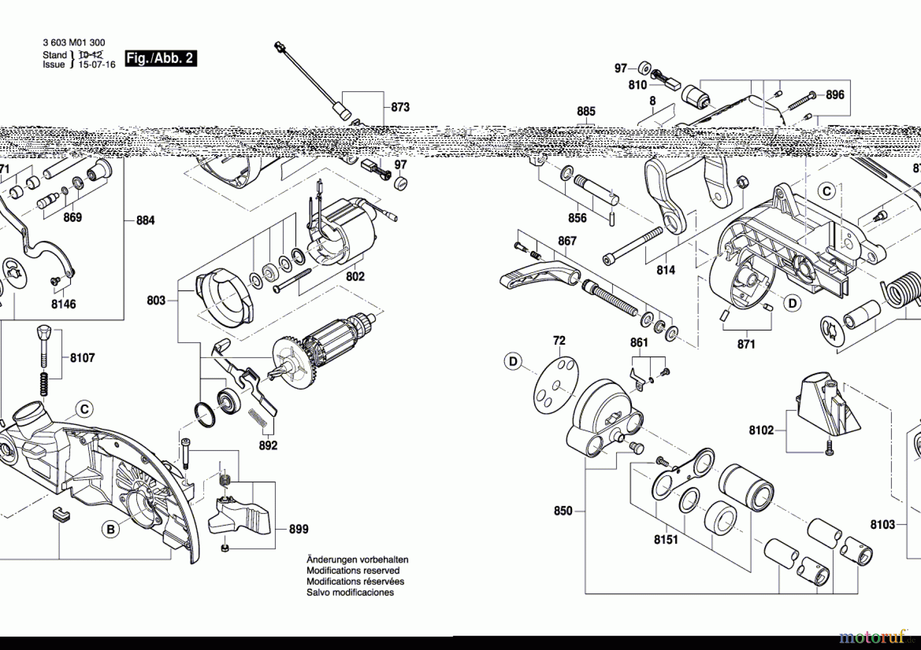  Bosch Werkzeug Kapp-/Gehrungssäge PCM 7S Seite 2