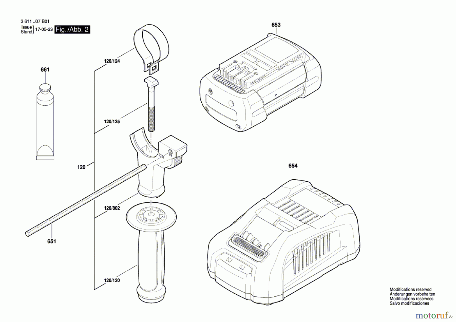  Bosch Akku Werkzeug Akku-Bohrhammer A 36 BH WF Seite 2