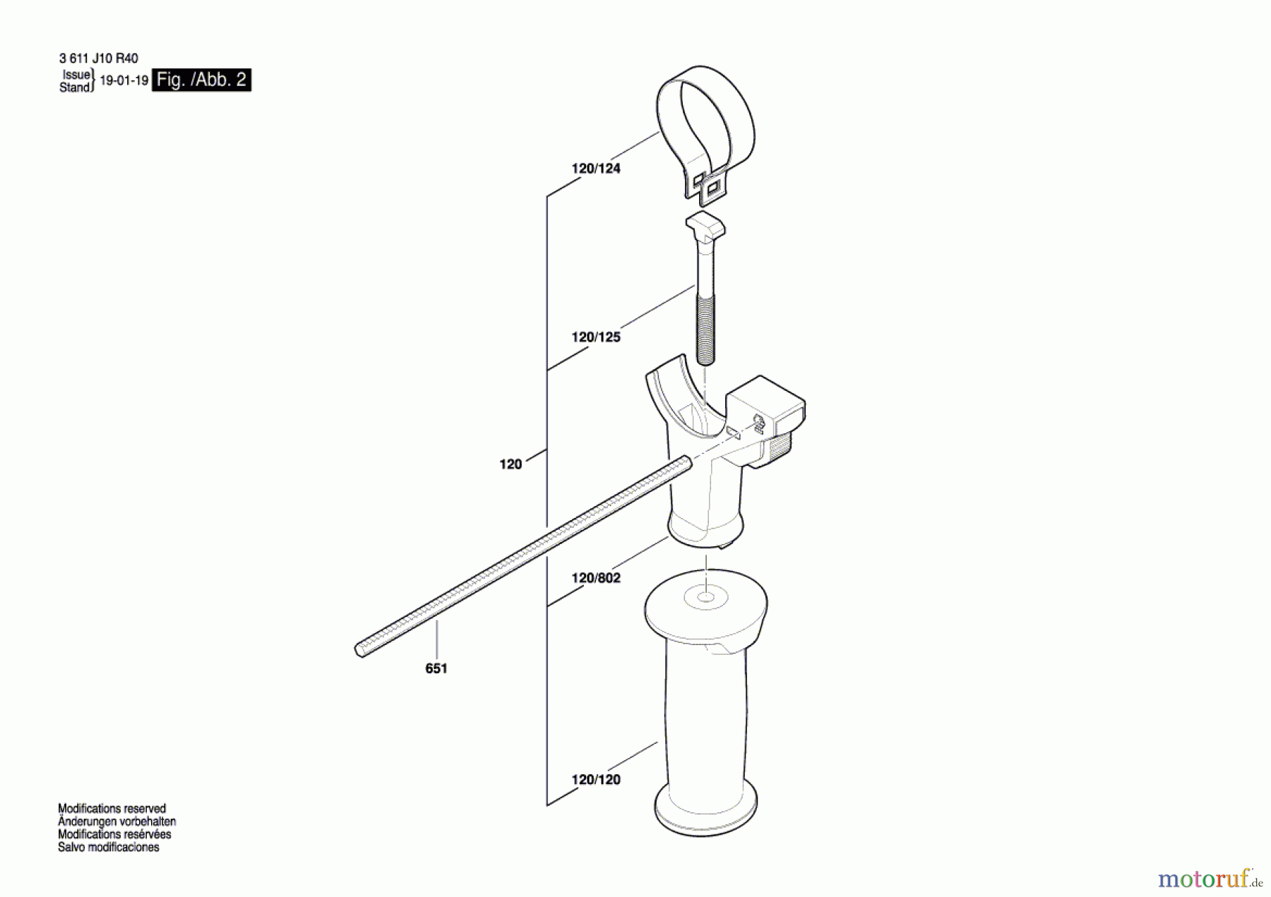  Bosch Akku Werkzeug Akku-Bohrhammer GBH 18-26 BT Seite 2