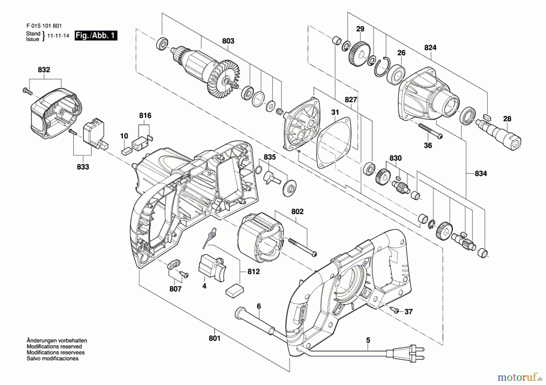  Bosch Werkzeug Rührwerk 1016 Seite 1